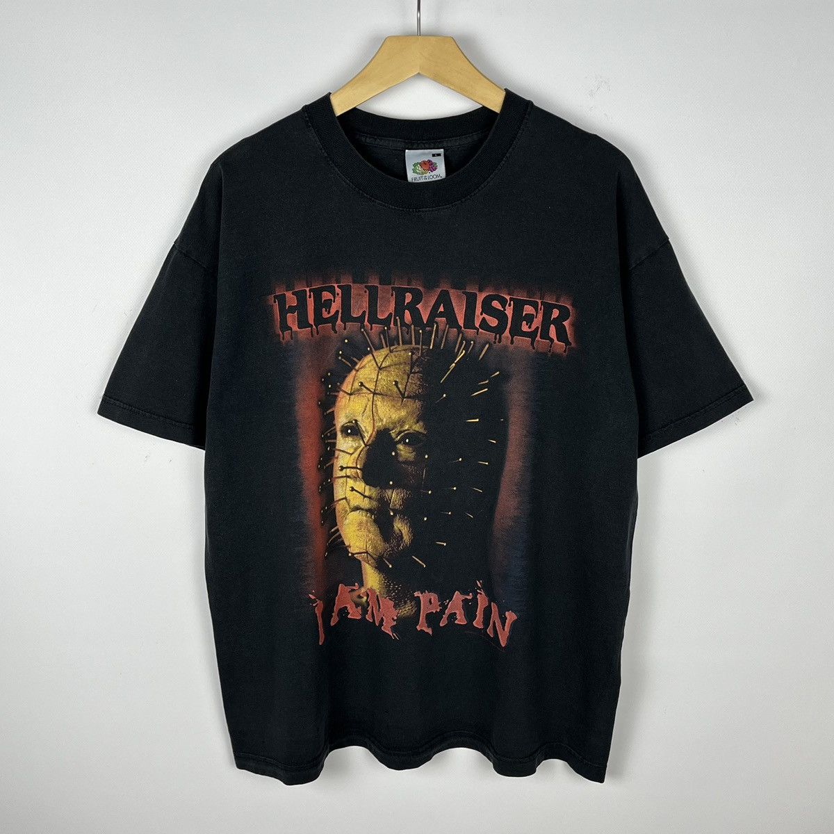 Expert Horror Vintage Hellraiser “I am Pain” Horror movie T Shirt 2002 Size US L / EU 52-54 / 3 - 1 Thumbnail