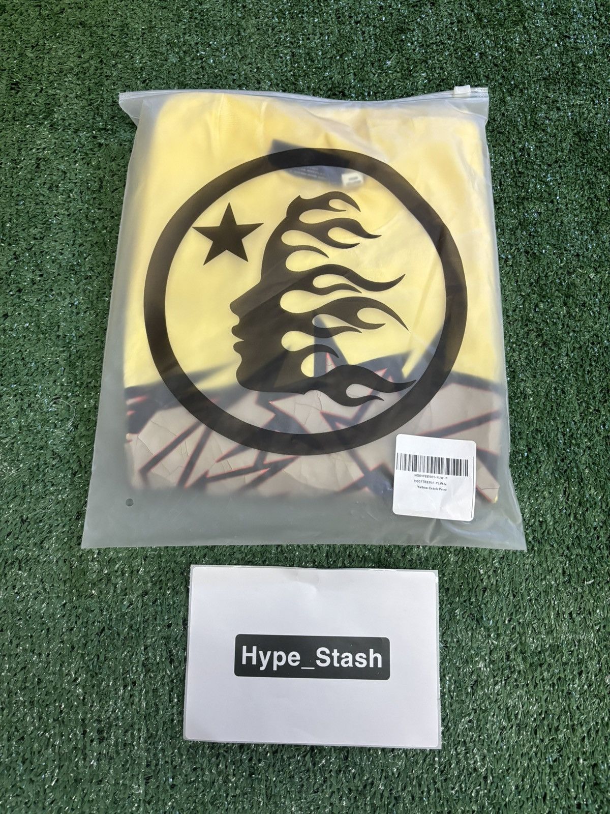 HELLSTAR Hellstar Yellow Crack Print Tee Size US S / EU 44-46 / 1 - 7 Thumbnail