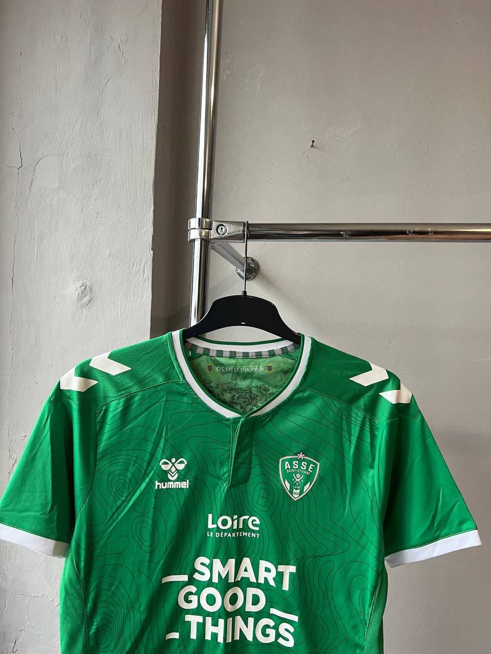 Hummel 2023/24 SAINT-ETIENNE LOIRE HOME SOCCER JERSEY FOOTBALL SHIR Size US S / EU 44-46 / 1 - 4 Thumbnail