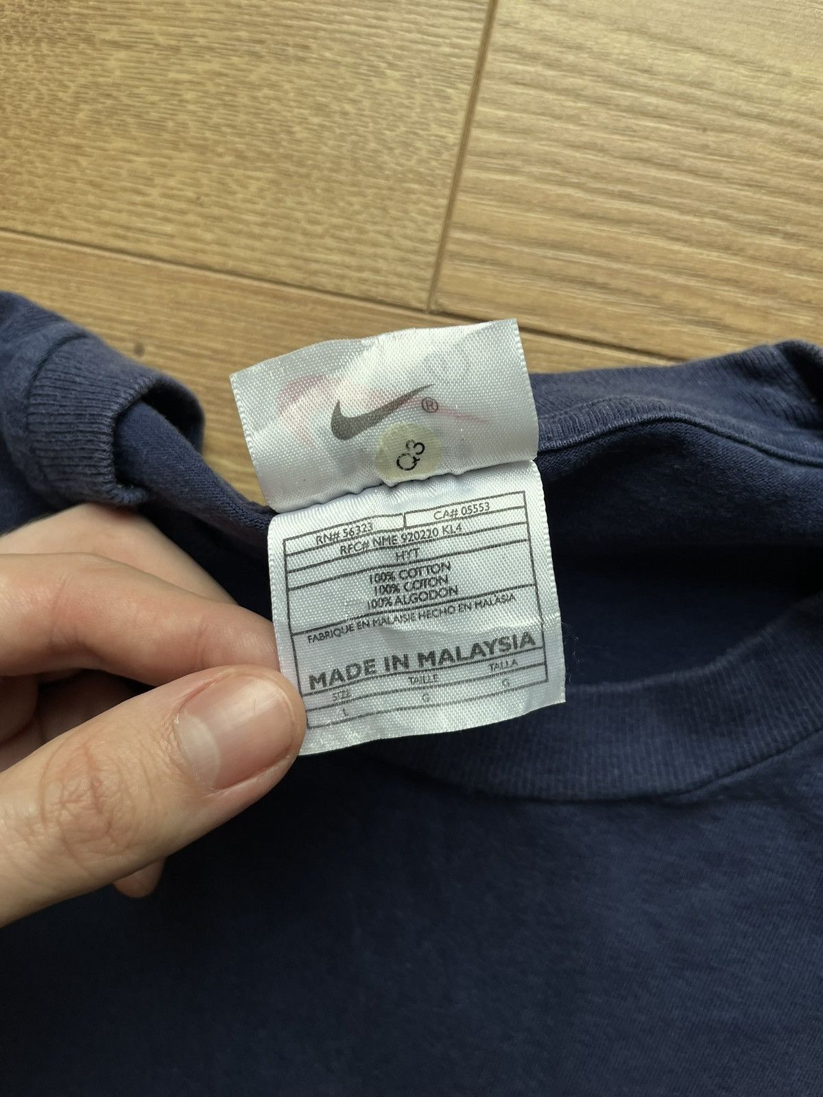 Nike 90’s NIKE RETRO BIG LOGO TEE SPELLOUT SWOOSH Y2K RARE Size US L / EU 52-54 / 3 - 4 Thumbnail