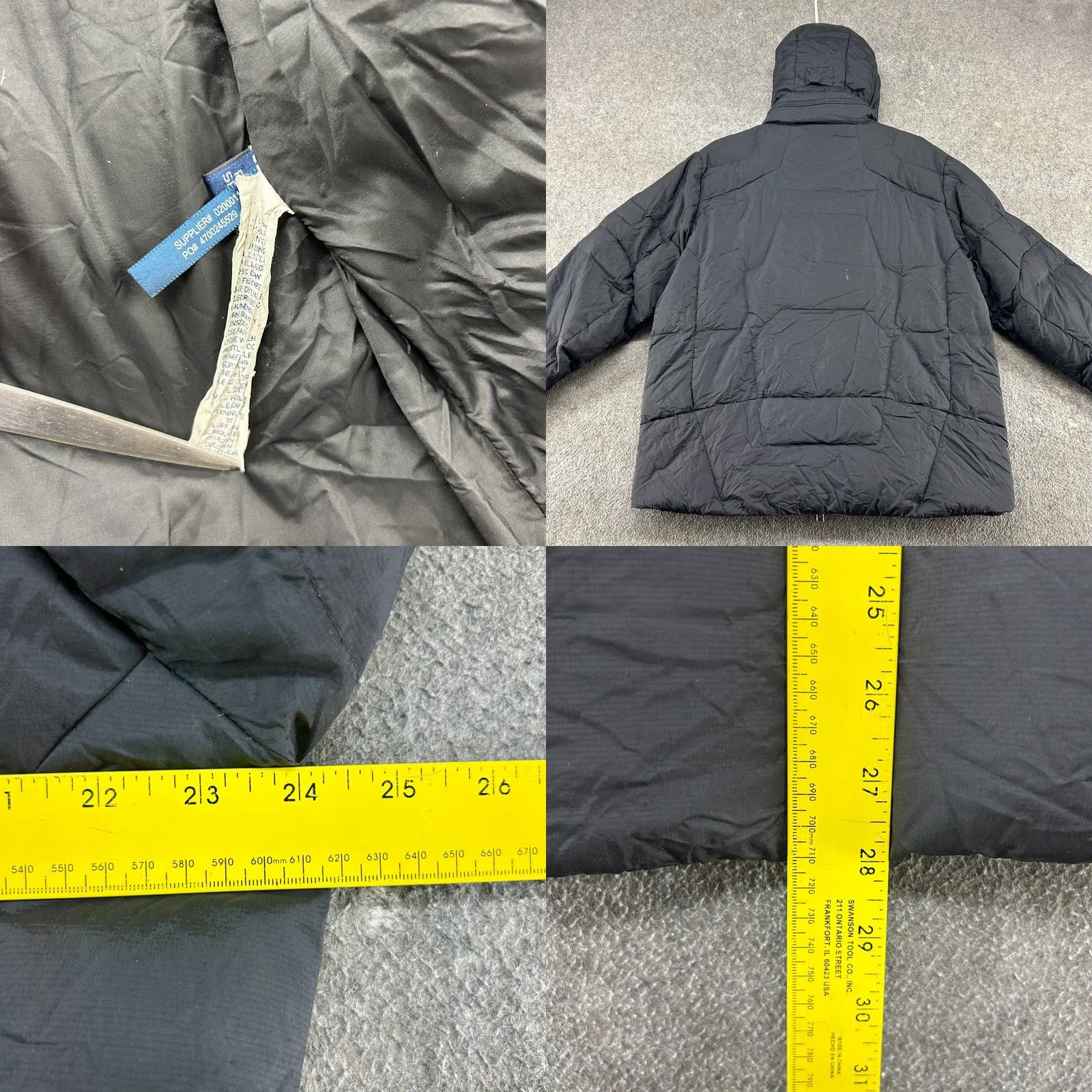 Polo Ralph Lauren VINTAGE Polo Sport Ralph Lauren Jacket Men Large Black Puffer Hooded Quilted Y2K Size US L / EU 52-54 / 3 - 9 Thumbnail