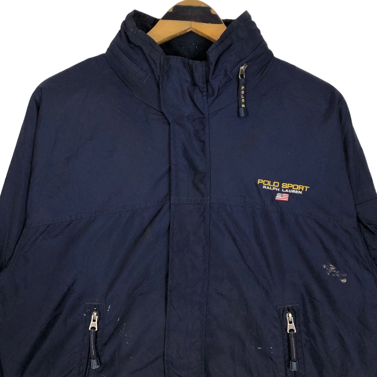 Polo Ralph Lauren Vintage Polo Sport Ralph Lauren Nylon Light Jacket Size US L / EU 52-54 / 3 - 2 Thumbnail