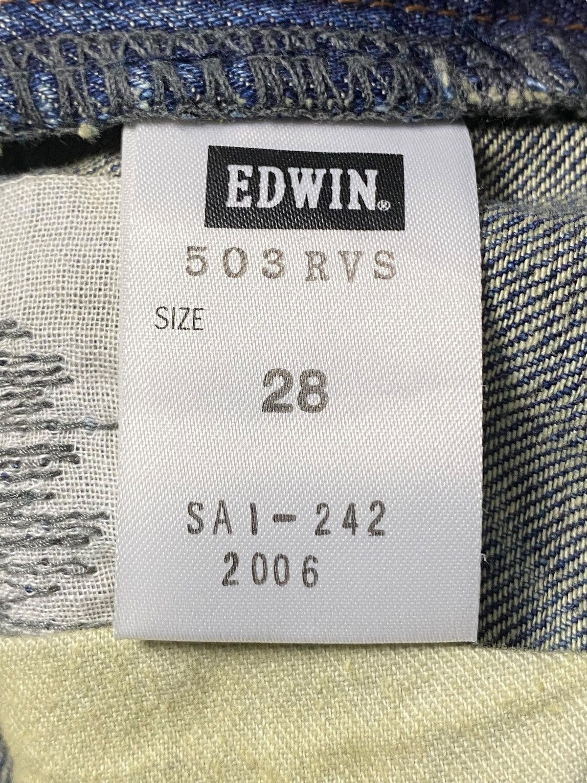 Edwin Edwin Vintage Special Unique Fade Distressed Loose Jeans Size US 30 / EU 46 - 19 Thumbnail