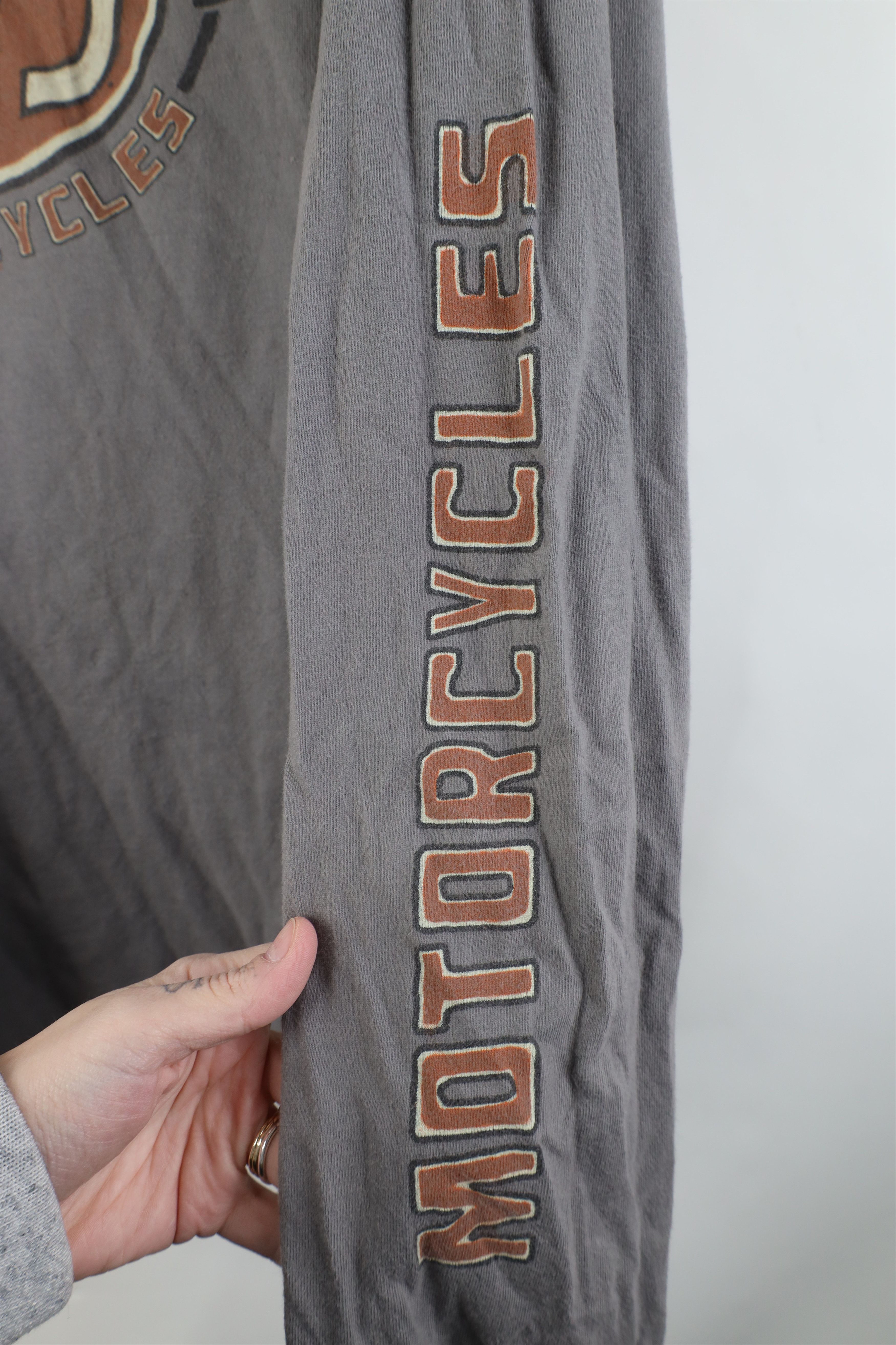 Harley Davidson Vintage Y2K Harley Davidson Motorcycles Long Sleeve T-Shirt Size US XXL / EU 58 / 5 - 6 Thumbnail