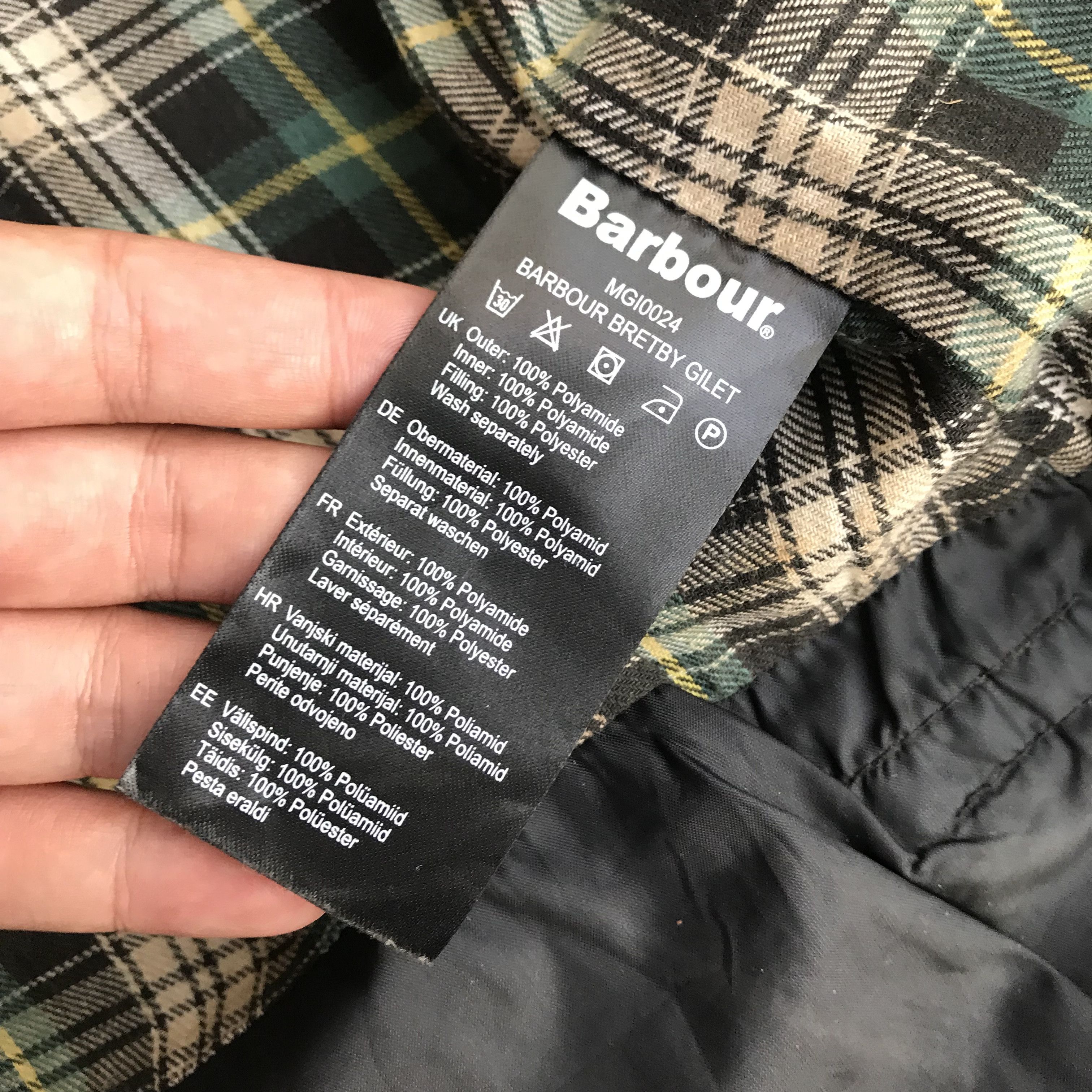 Barbour Barbour Fibredown Bretby Gillet Jacket MgI0024 Grey Waxed Size US L / EU 52-54 / 3 - 10 Thumbnail