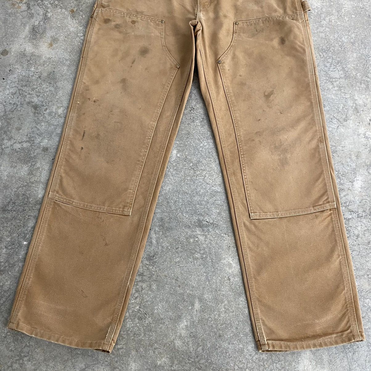 Carhartt VTG Carhartt Double Knee Faded Tan Dirty Carpenter Pants Size US 34 / EU 50 - 5 Thumbnail
