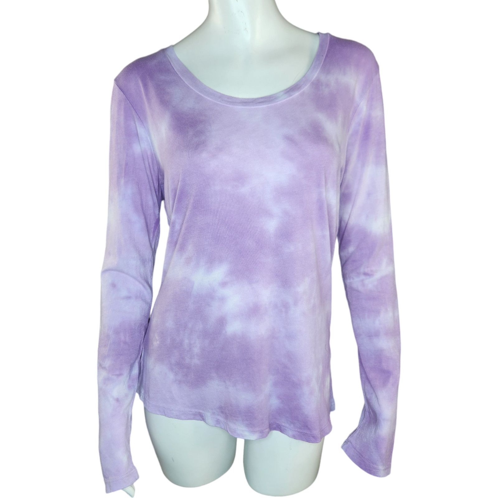 Sundry Sundry Lilac Purple White Round Neckline Shirt Size 2 NWT Size XS / US 0-2 / IT 36-38 - 1 Thumbnail
