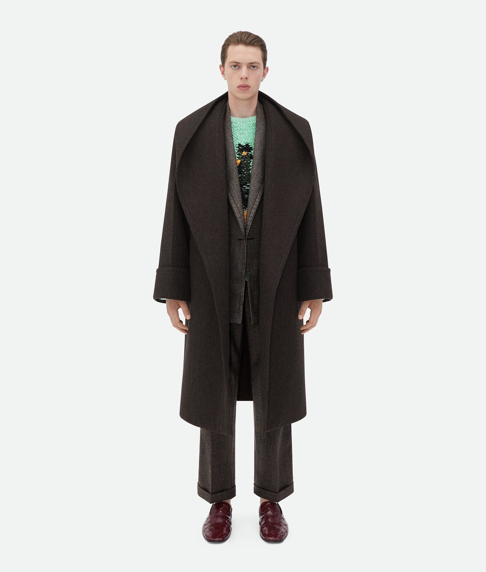 Bottega Veneta o1loc1c1025 780600 Graphic Animal Jacquard Wool Jumper Siren Size US XL / EU 56 / 4 - 5 Thumbnail