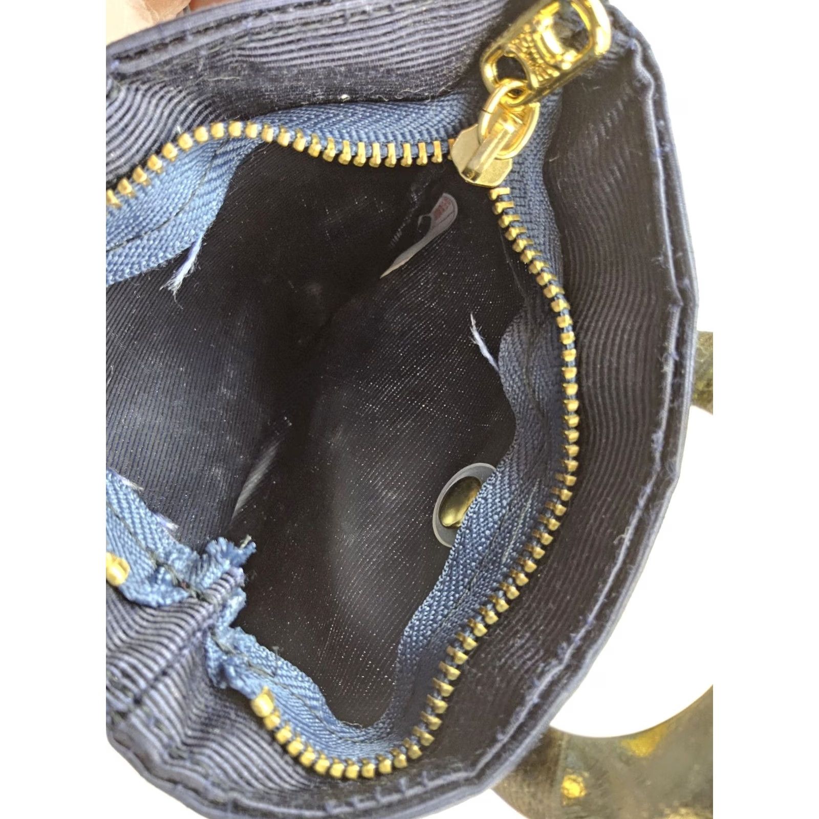 Celine CELINE Pouch Nylon Bag Zip Black Women Size ONE SIZE - 5 Thumbnail