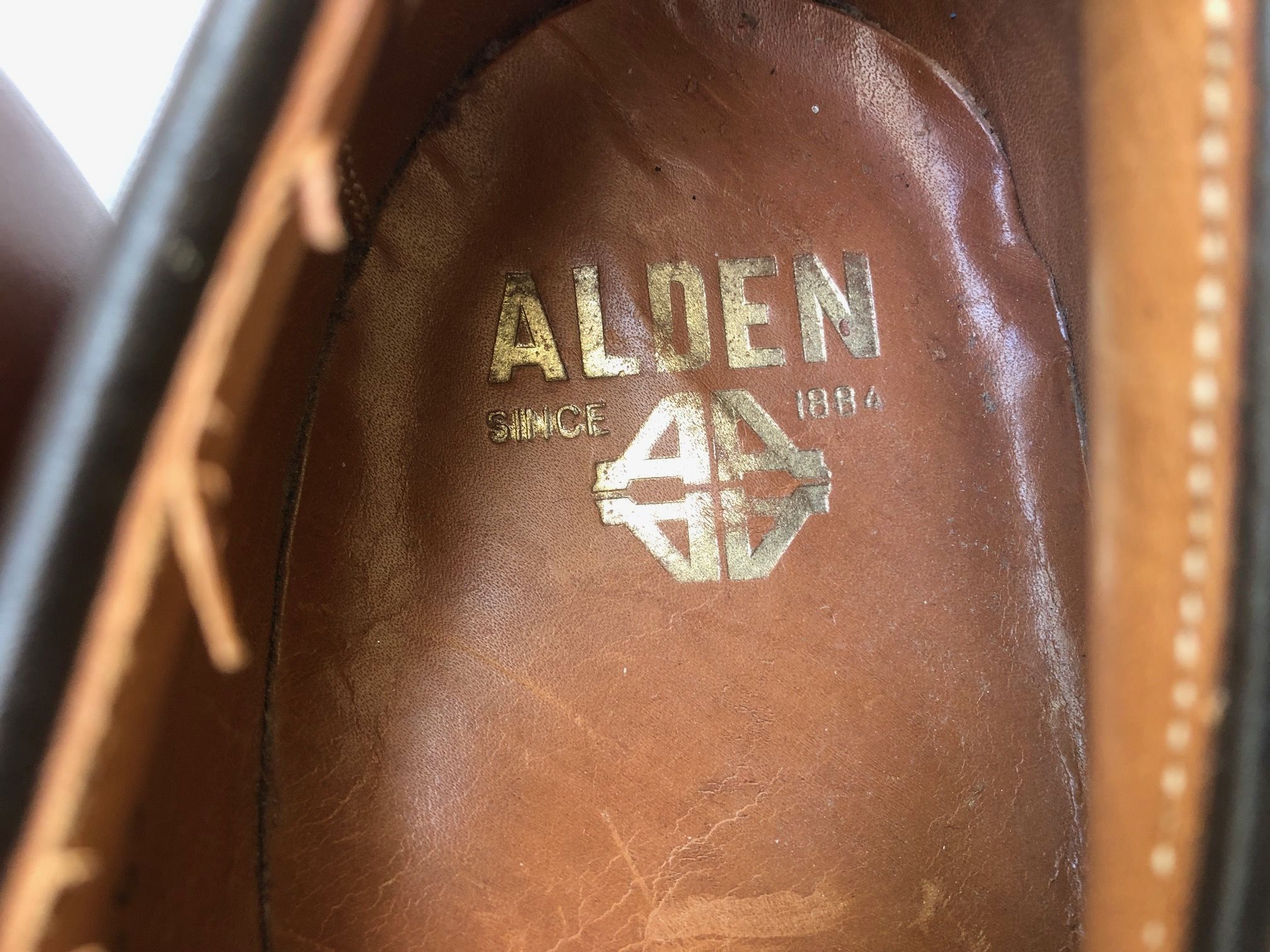 Alden Alden 665 Brown Leather Dress Shoes Size US 12 / EU 45 - 8 Thumbnail