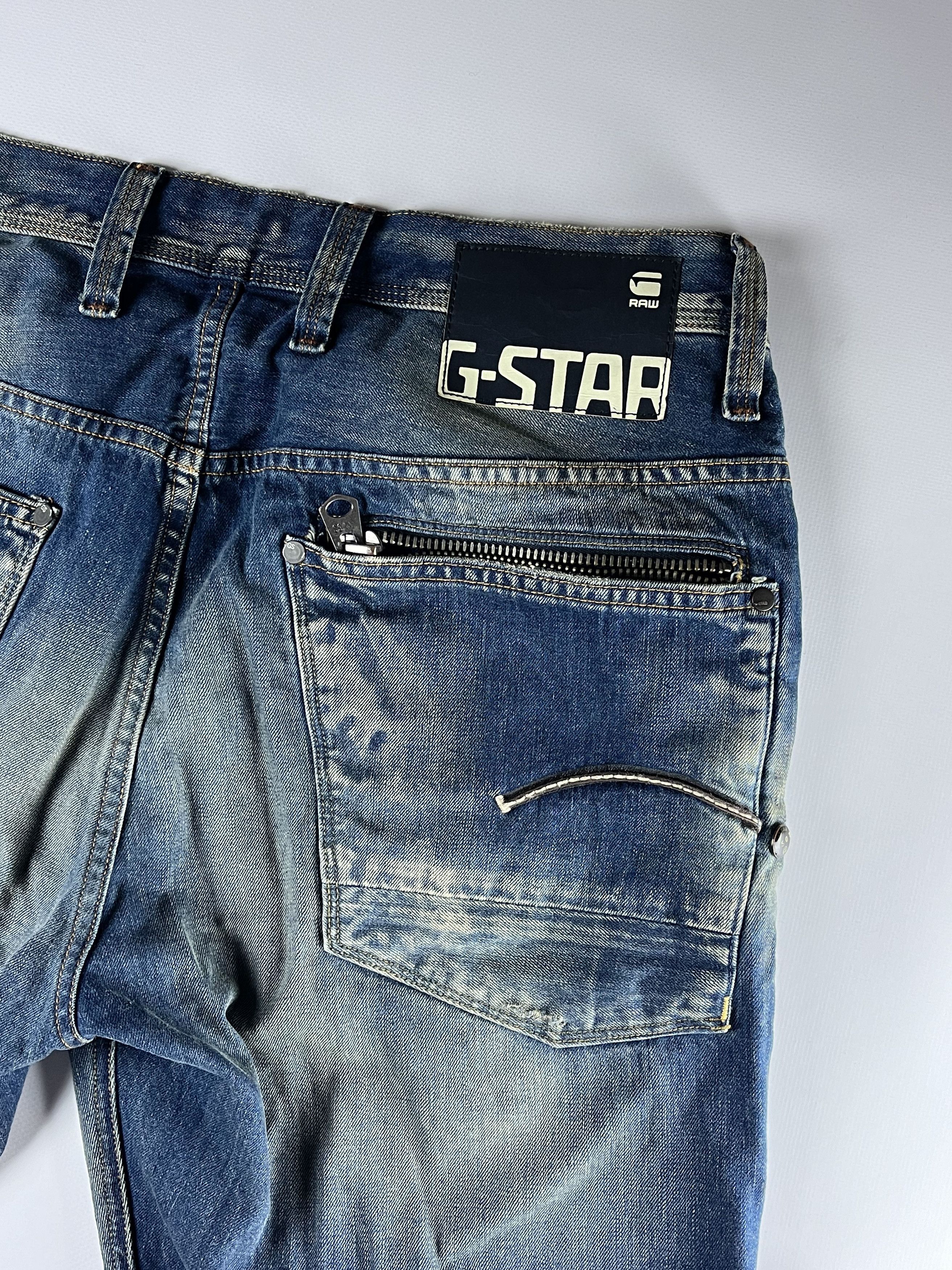 G-Star × Japanese Brand × Vintage WASHED G-STAR 90s Faded Baggy Jean Size US 34 / EU 50 - 3 Thumbnail