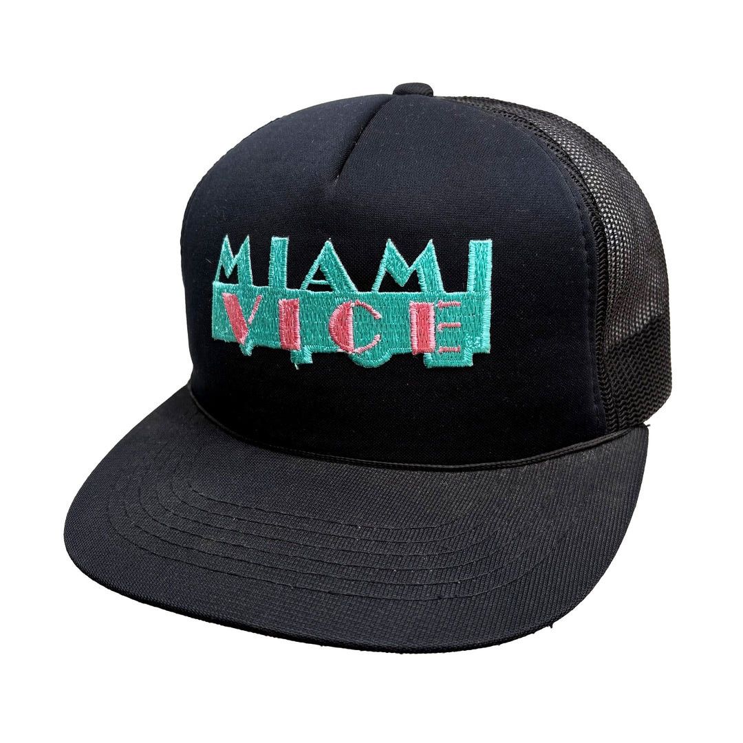 Vintage Miami Vice 1980 80s Vintage Television Series Promo Cap Hat Size ONE SIZE - 1 Thumbnail