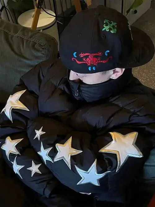Aran Isles Knitwear × Japanese Brand Sweater Street star printed winter thick coat Size US M / EU 48-50 / 2 - 2 Thumbnail