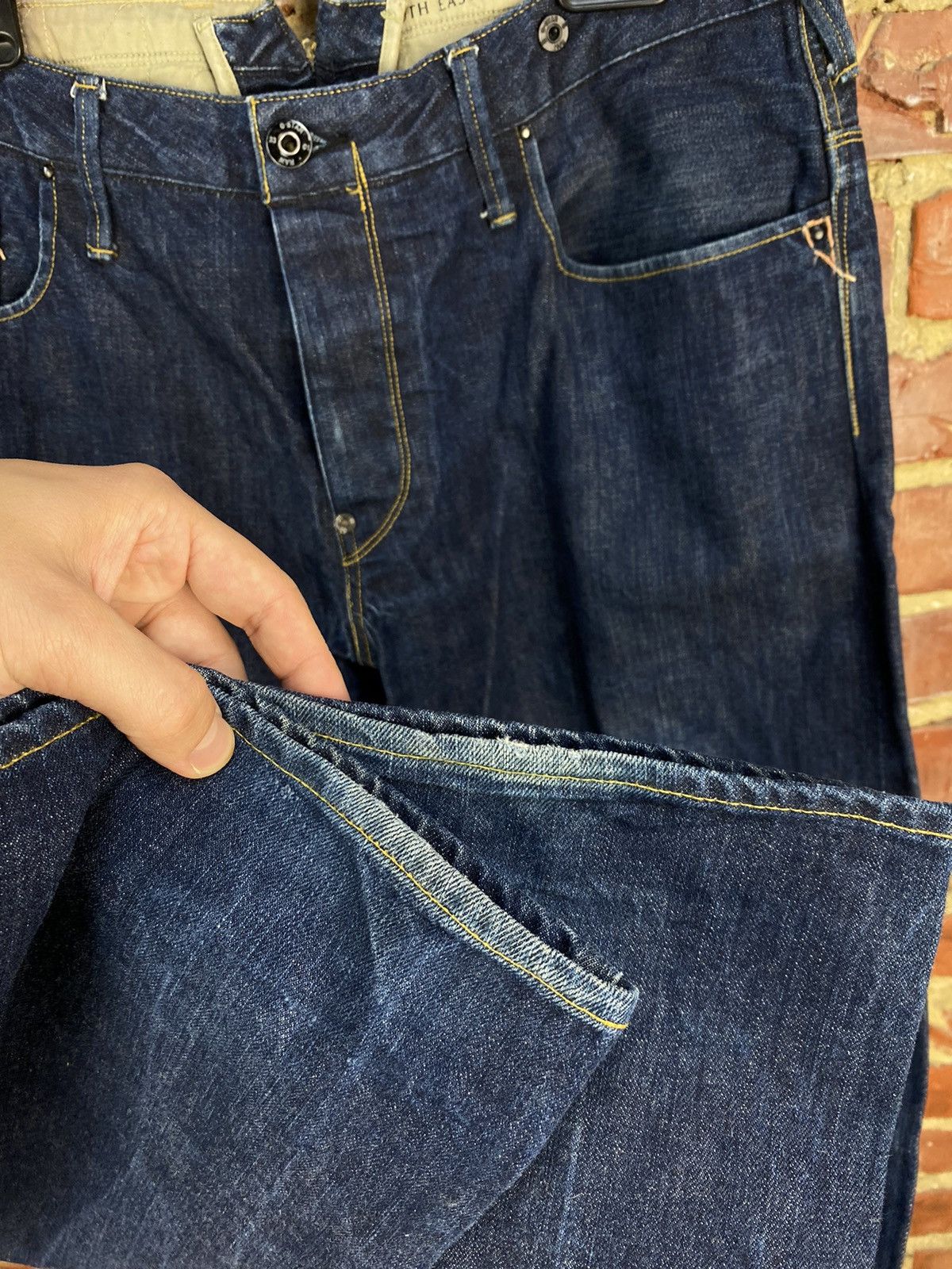 G-Star G-Star Raw Lumber Original Handcrafted Selvedge Denim Jeans Size US 36 / EU 52 - 16 Thumbnail