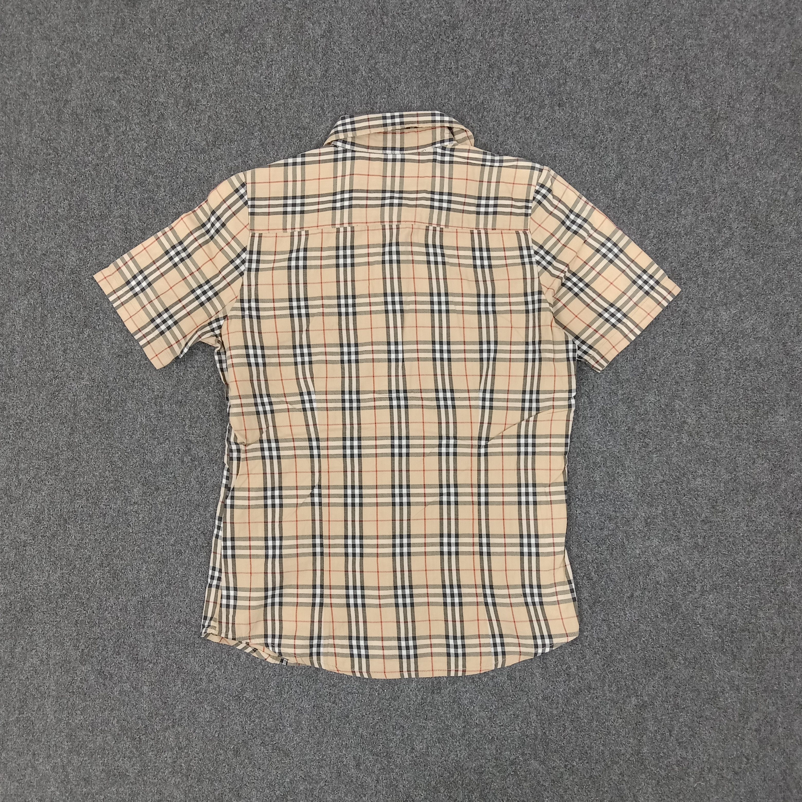 Burberry × Vintage Burberry London Nova Check Shirt Button Up Size S / US 4 / IT 40 - 4 Thumbnail