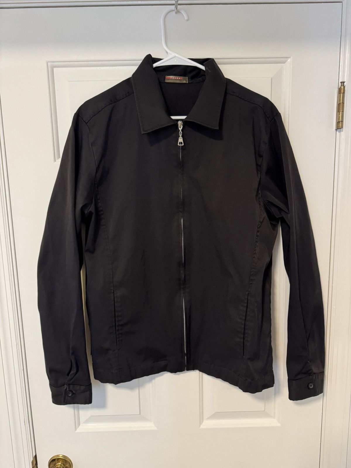 Prada Prada Nylon Zip Up Jacket Red Tab Size US L / EU 52-54 / 3 - 1 Thumbnail