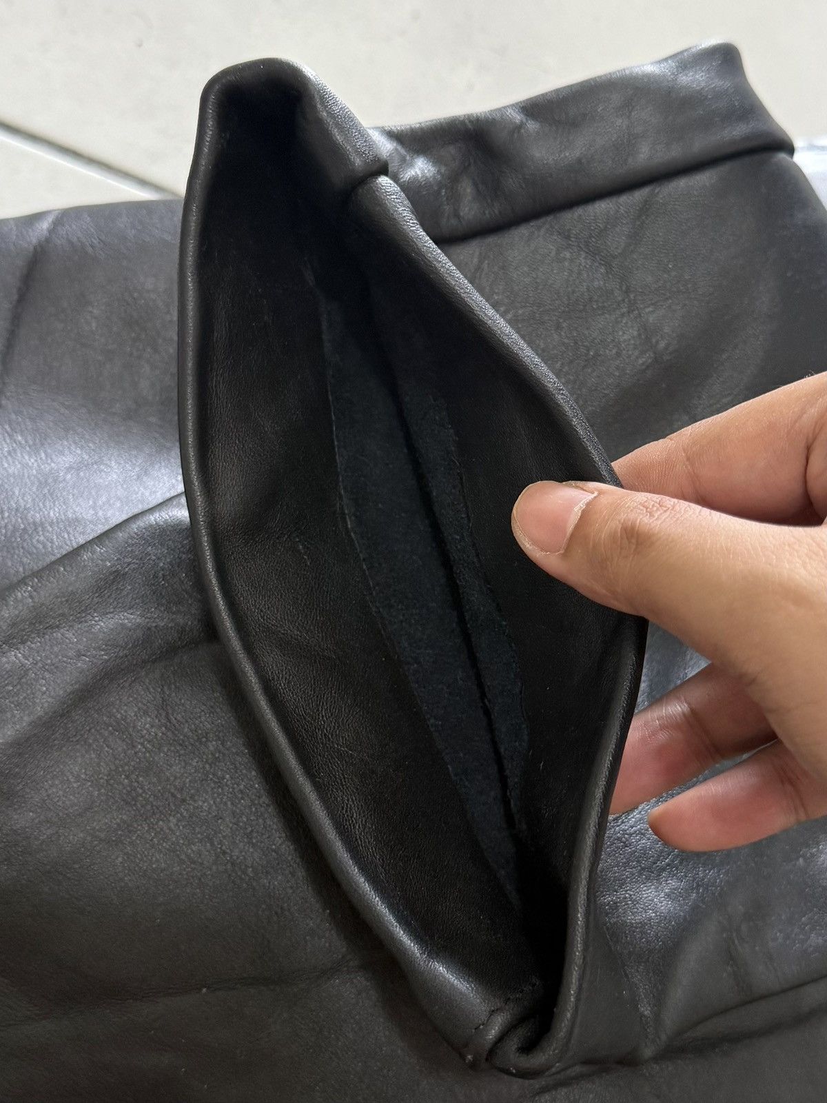 Schott Schott NYC Cowhide Black Leather Pants 34 Size US 34 / EU 50 - 6 Thumbnail