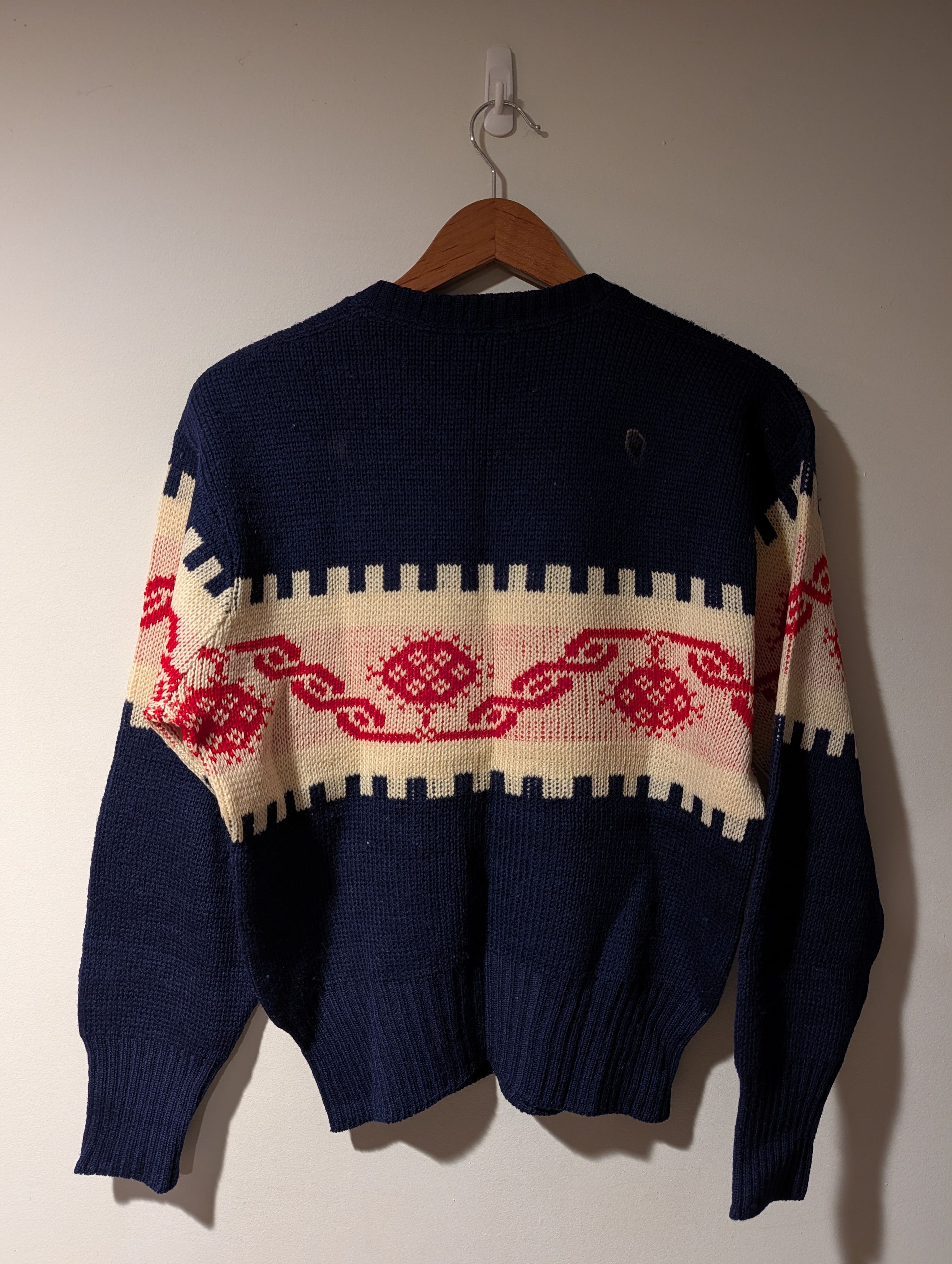 Vintage Vintage 60s Kandahan Bert Charon Virgin Wool Knitted Sweater Size US M / EU 48-50 / 2 - 5 Thumbnail