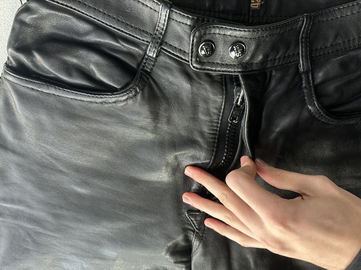 Other IXS 🚨GRAIL MEN LEATHER PANTS Y2K WESTERN MOTORCYCLE Size US 28 / EU 44 - 5 Thumbnail