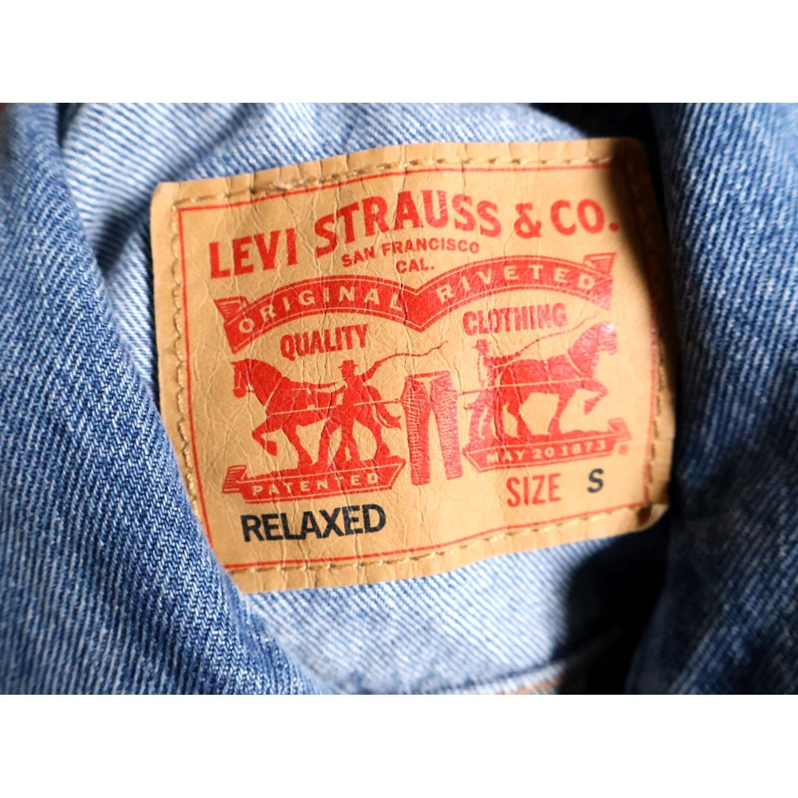 Levi's Levi's Jacket Men S Blue Relaxed Jean Western Trucker Short Button Denim 100% Cotton Casu al 3 Size US S / EU 44-46 / 1 - 3 Thumbnail