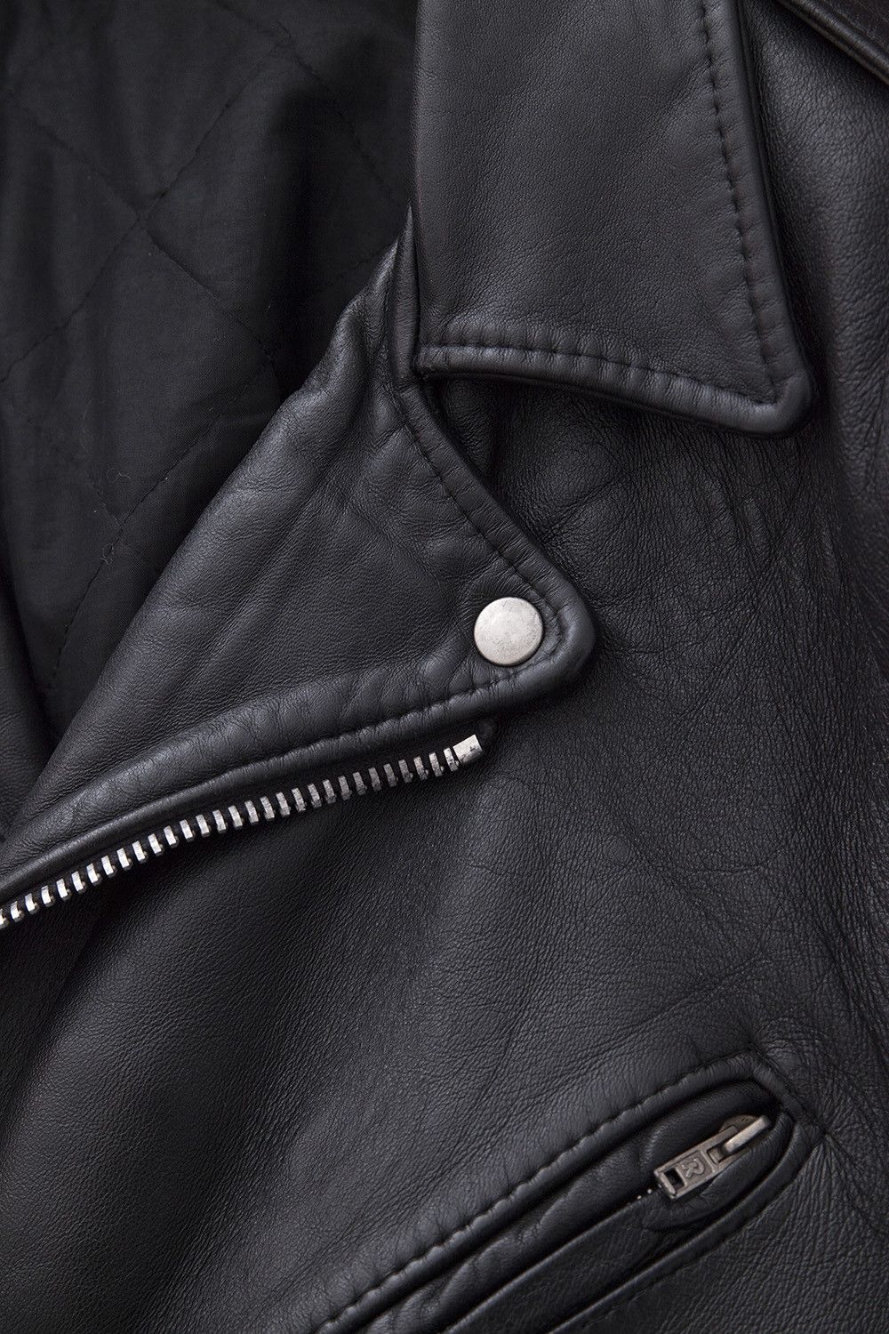 Vintage 1980's black leather perfecto jacket Size US S / EU 44-46 / 1 - 5 Thumbnail
