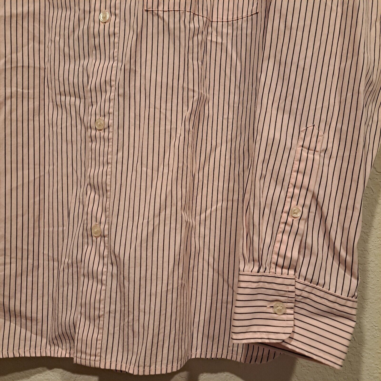 Club Monaco Club Monaco Thin Stripe Poplin Shirt Pink Men's Sz Large NWT Size US L / EU 52-54 / 3 - 5 Thumbnail