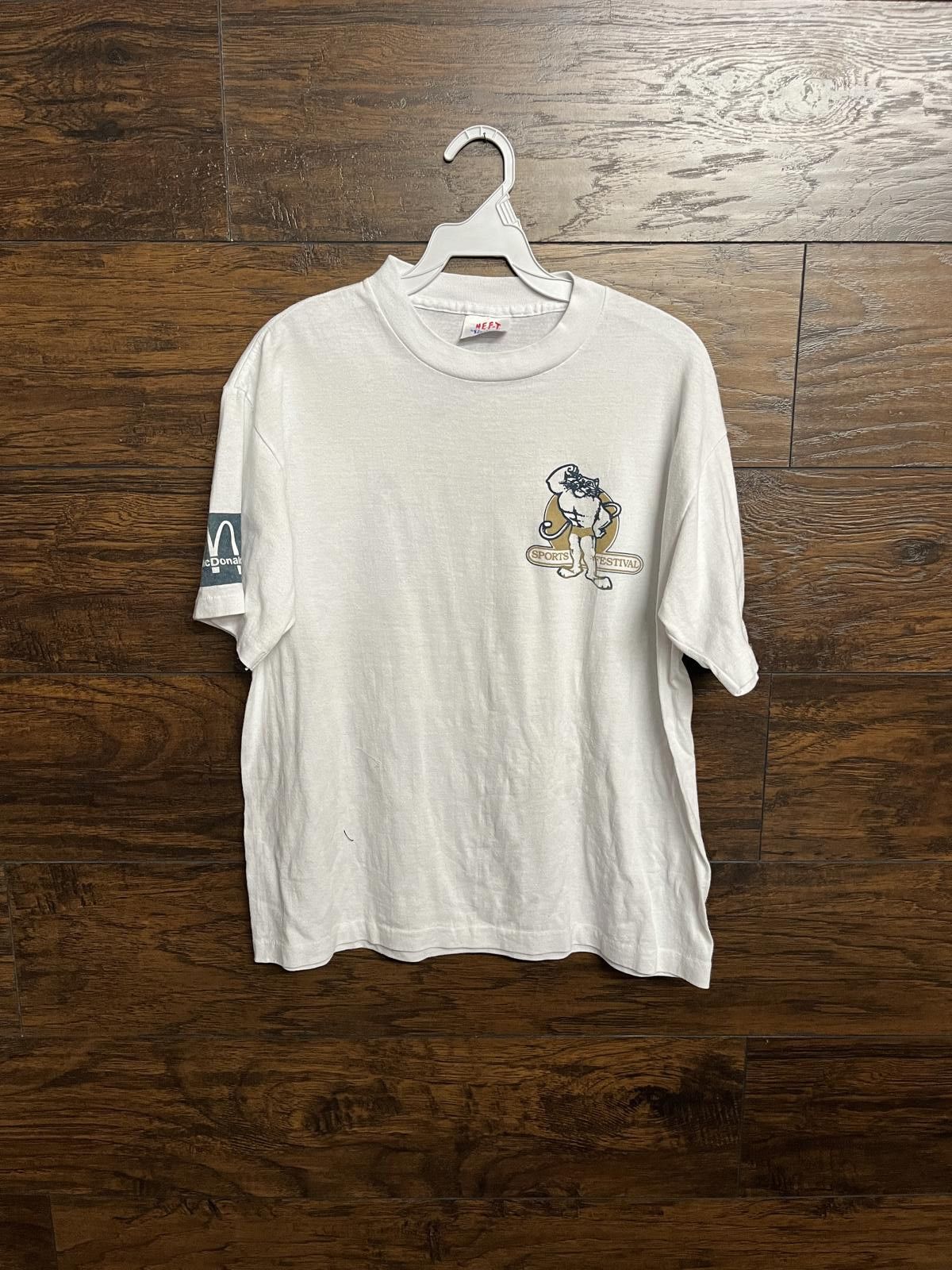 Designer VTG 80s Sports Festival Advantage T-shirt McDonalds Tee - L Size US L / EU 52-54 / 3 - 2 Thumbnail