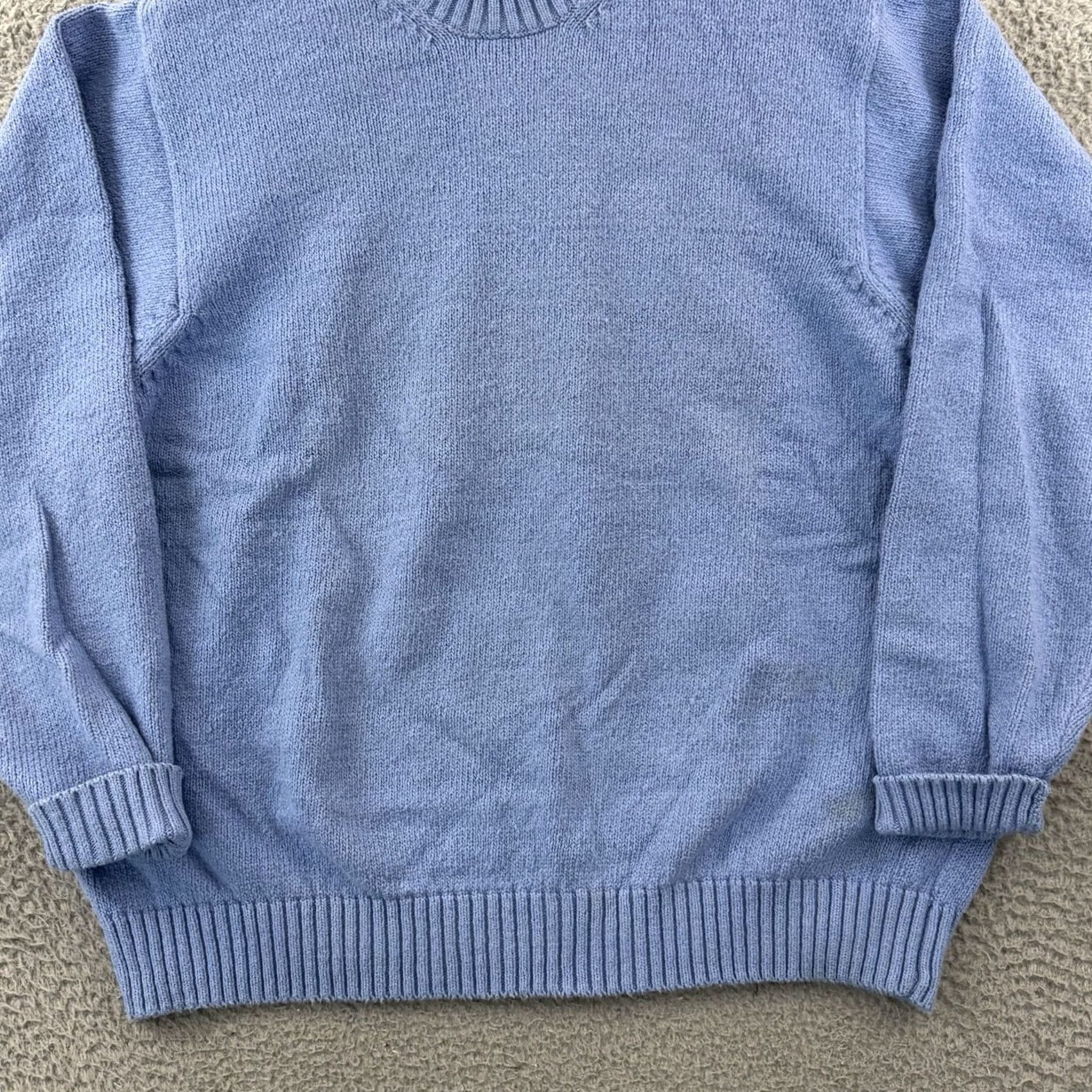 Brooks Brothers VINTAGE Brooks Brothers Sweater Mens XL Blue Crewneck Pullover Knit Size US XL / EU 56 / 4 - 2 Thumbnail