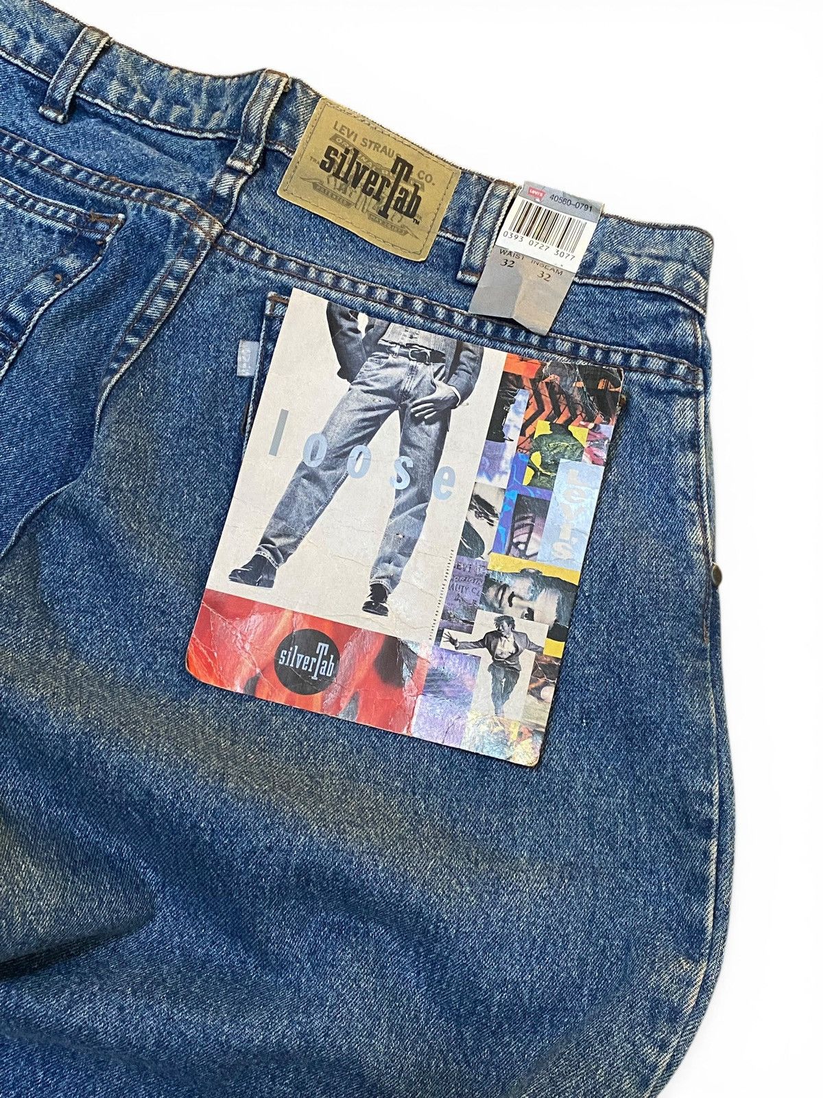Levi's Vintage 90’s Dead Stock Baggy Levis Silvertab Loose Wide Leg Size US 33 - 2 Thumbnail