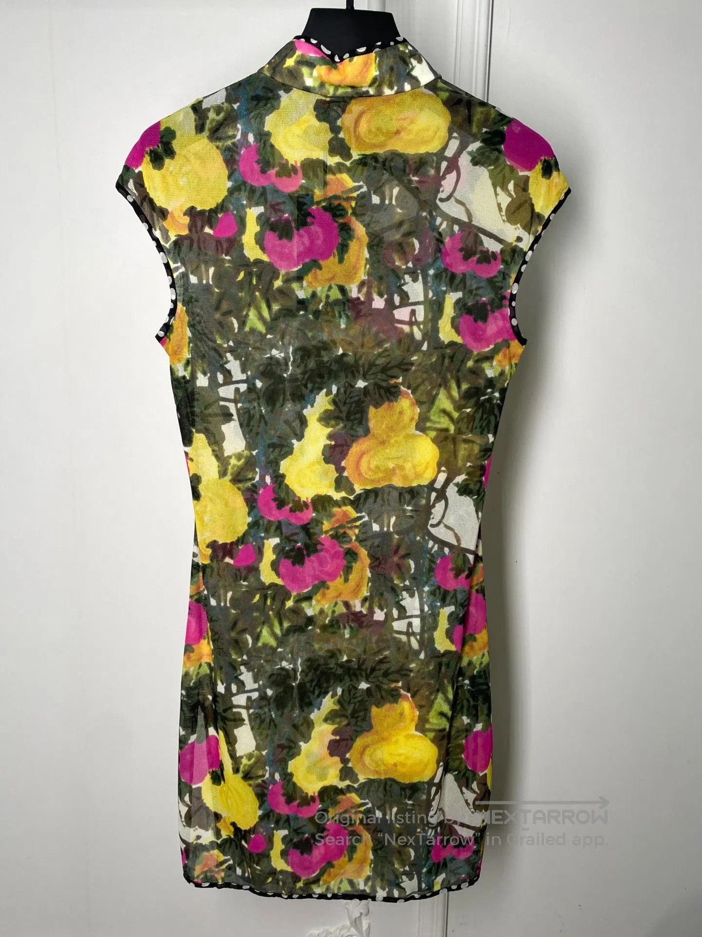 Vivienne Tam Vivienne Tam Oil Painting Flower Tulle Qipao. Size S / US 4 / IT 40 - 2 Thumbnail