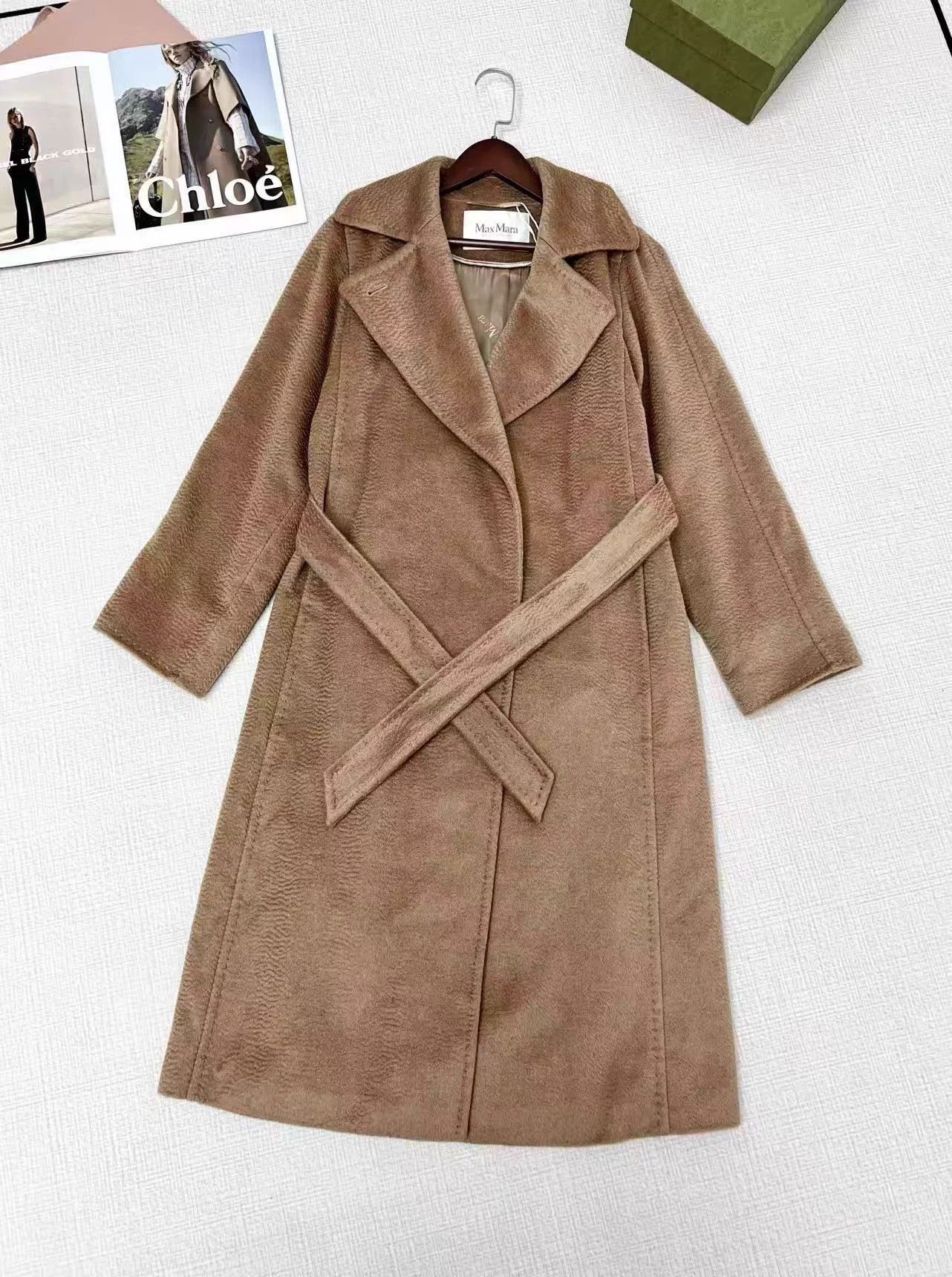 Max Mara Maxmara 10161 Overcoat 150/76A 39S 96B 95L Size XS / US 0-2 / IT 36-38 - 1 Thumbnail