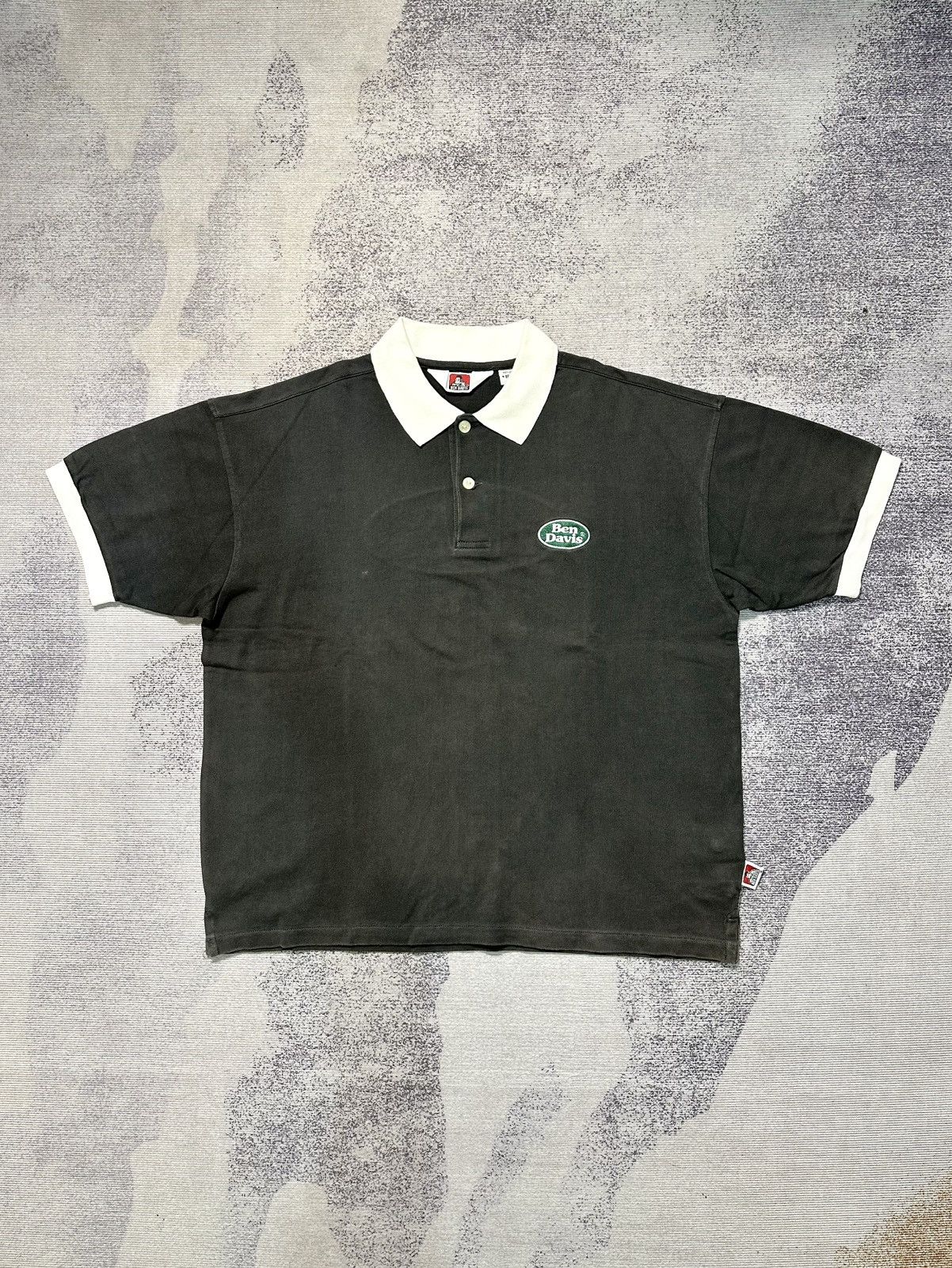 Ben Davis Vintage 90s Polo Ben Davis Shirts Grey Size US M / EU 48-50 / 2 - 1 Thumbnail