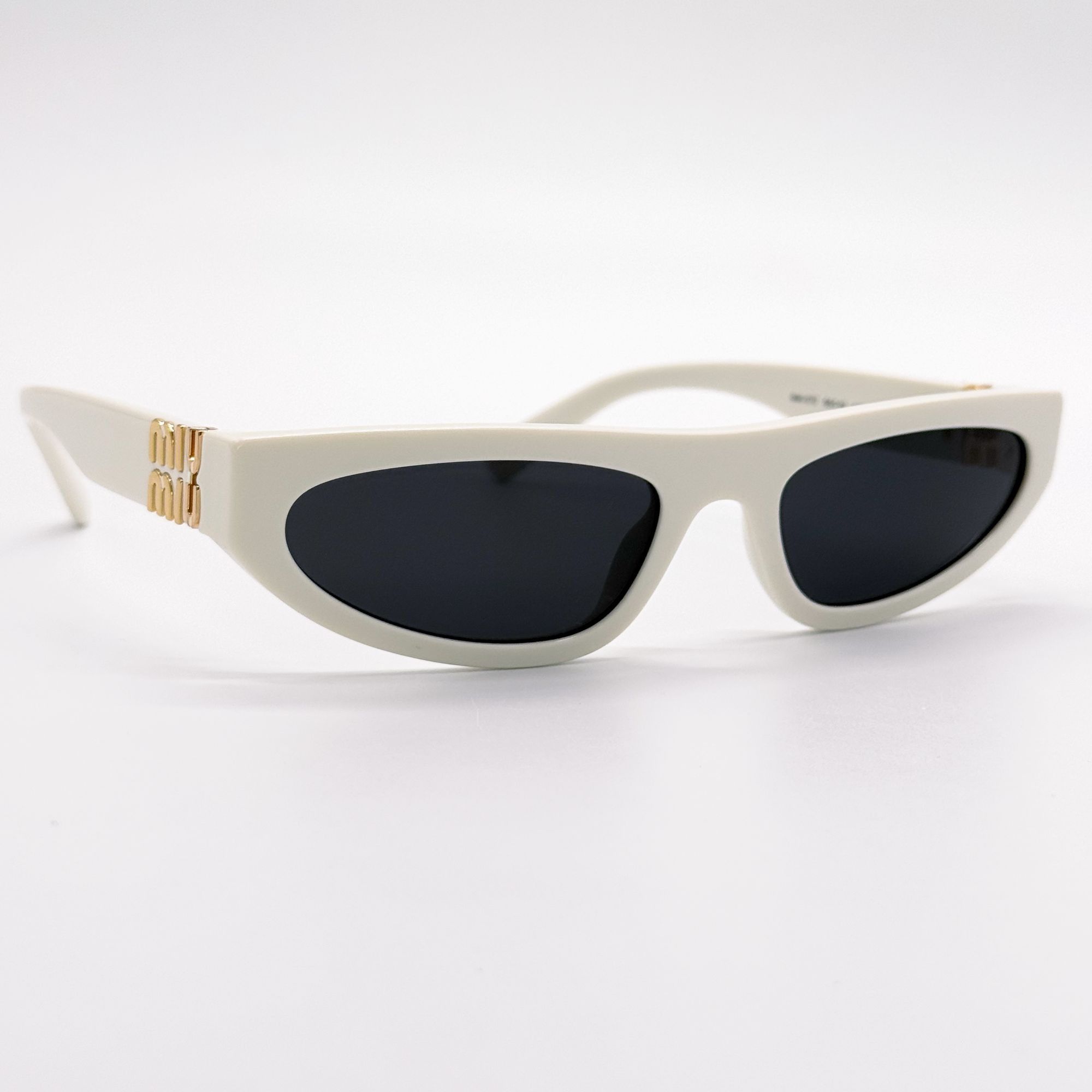 Miu Miu NEW MIU MIU SUNGLASSES MU07ZS 1425S0 WHITE MU 07ZS Size ONE SIZE - 5 Thumbnail