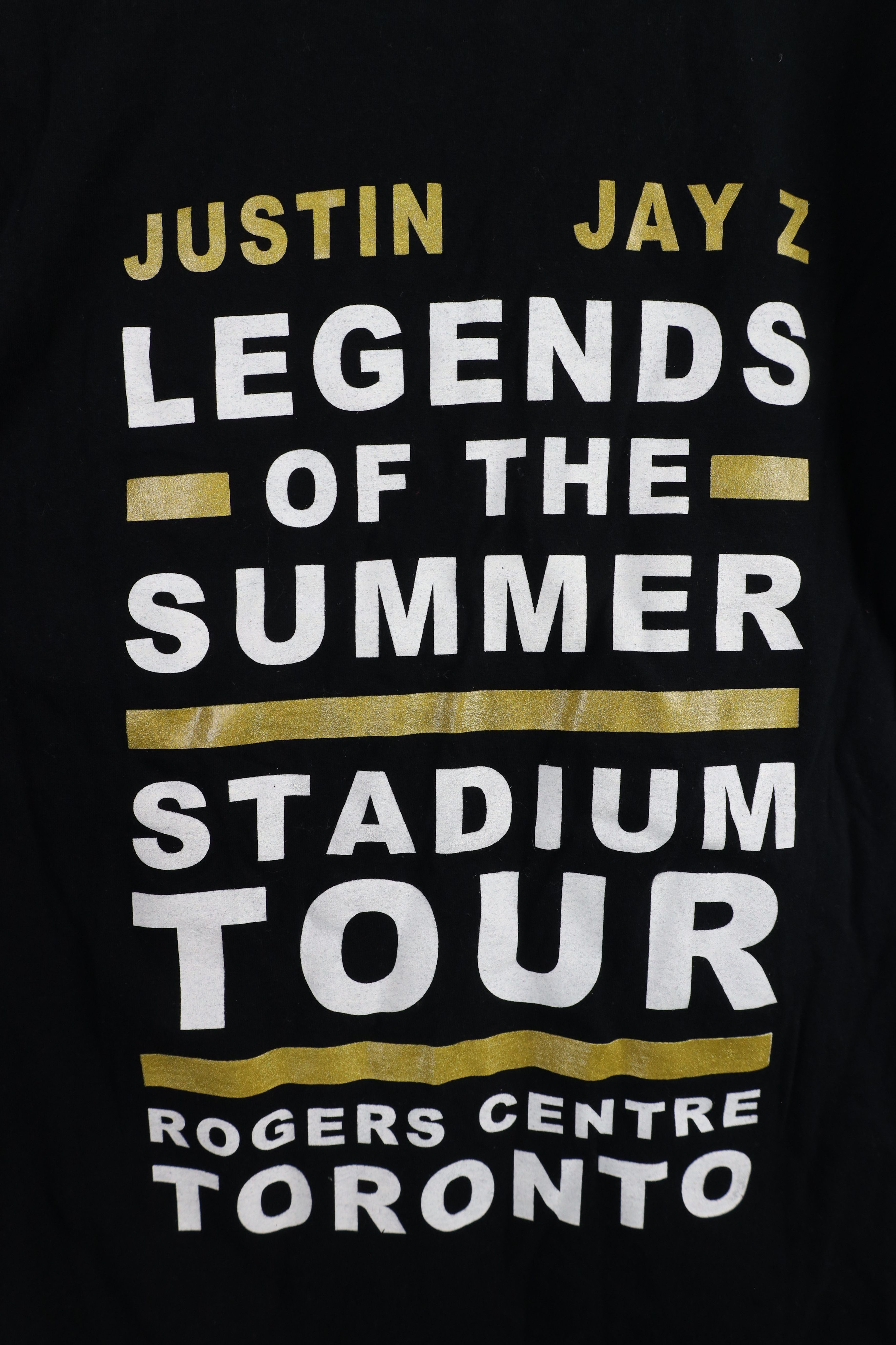 Vintage Y2K Justin Timberlake Jay Z Legends of the Tour T-Shirt Size S / US 4 / IT 40 - 9 Thumbnail