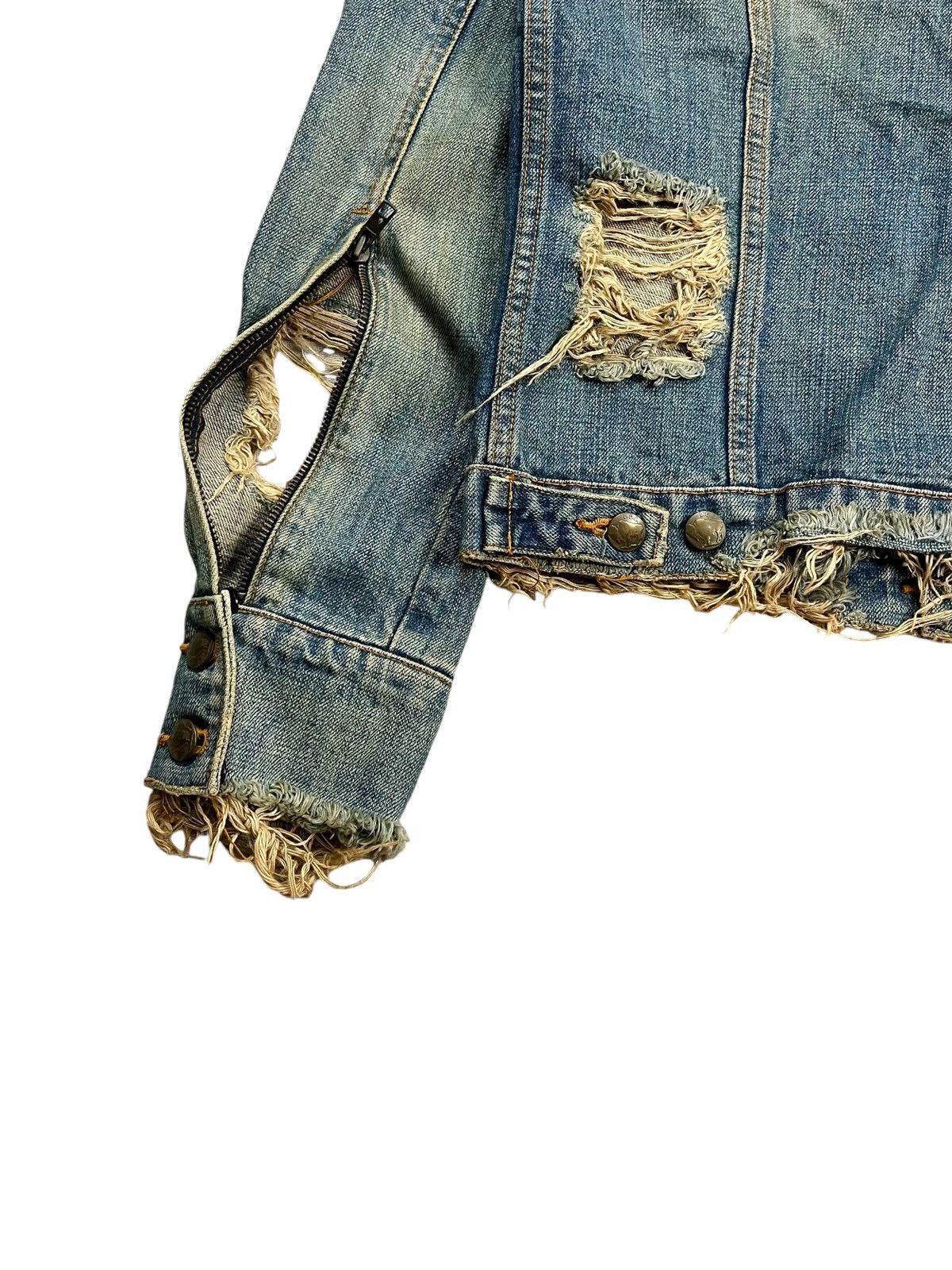Le Grande Bleu (L.G.B.) LGB - Crash Denim Jacket Size US M / EU 48-50 / 2 - 12 Thumbnail