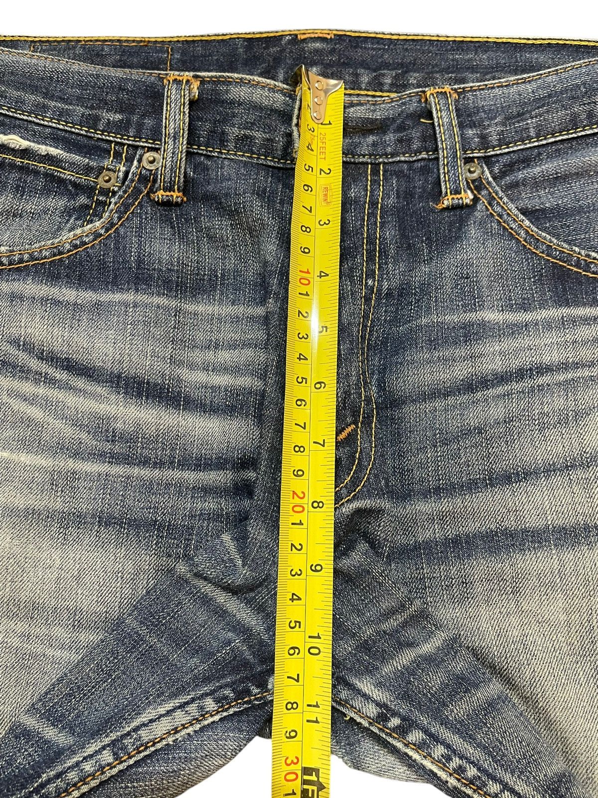 Levi's Vintage 90s Levis 703 Blue Faded Wash Distressed Baggy Jeans Size US 31 - 16 Thumbnail
