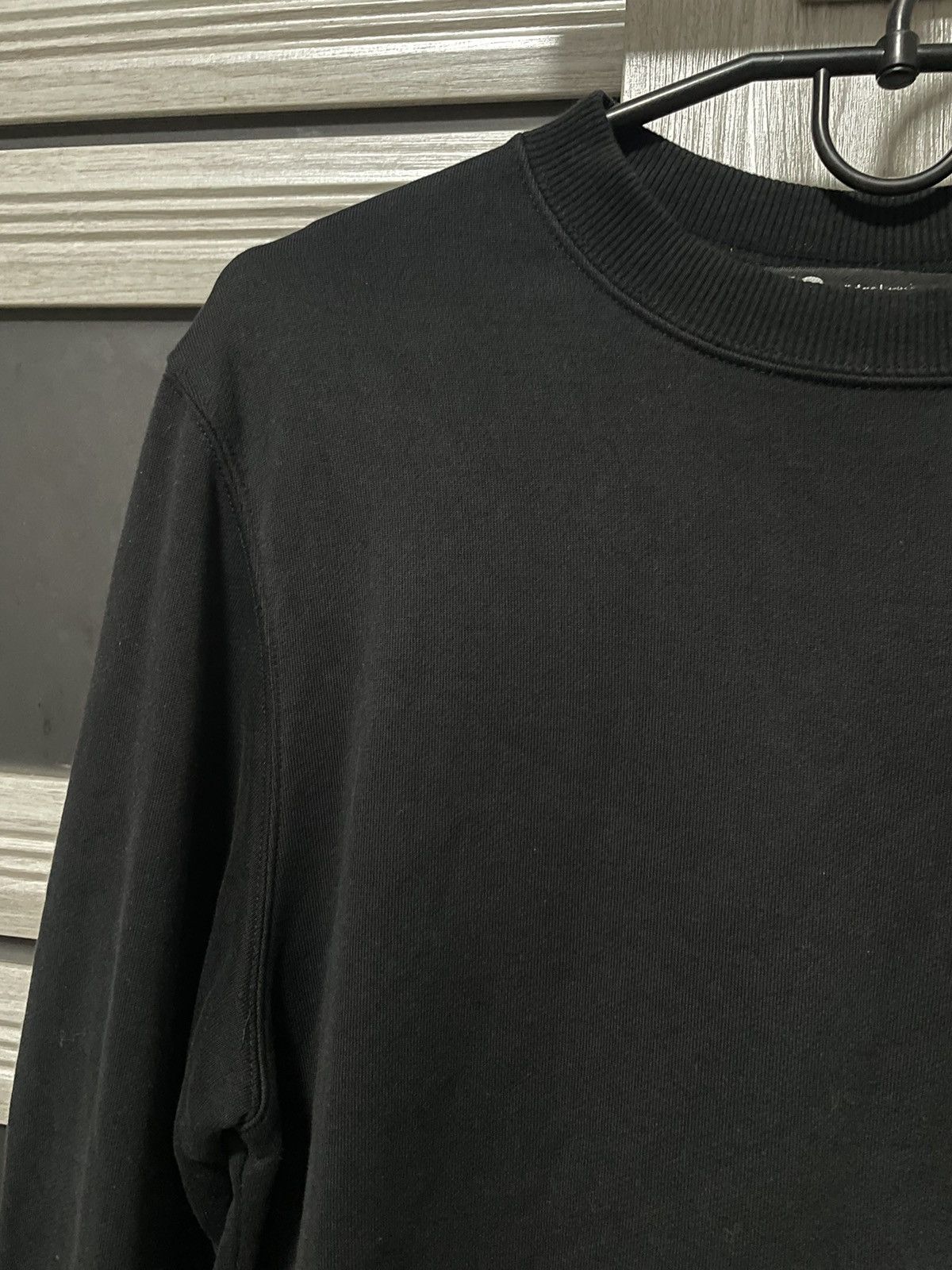 Adidas × Japanese Brand × Yohji Yamamoto Yohji Yamamoto Y3 Adidas Sweatshirt Crewneck Black Logo Size US M / EU 48-50 / 2 - 7 Thumbnail