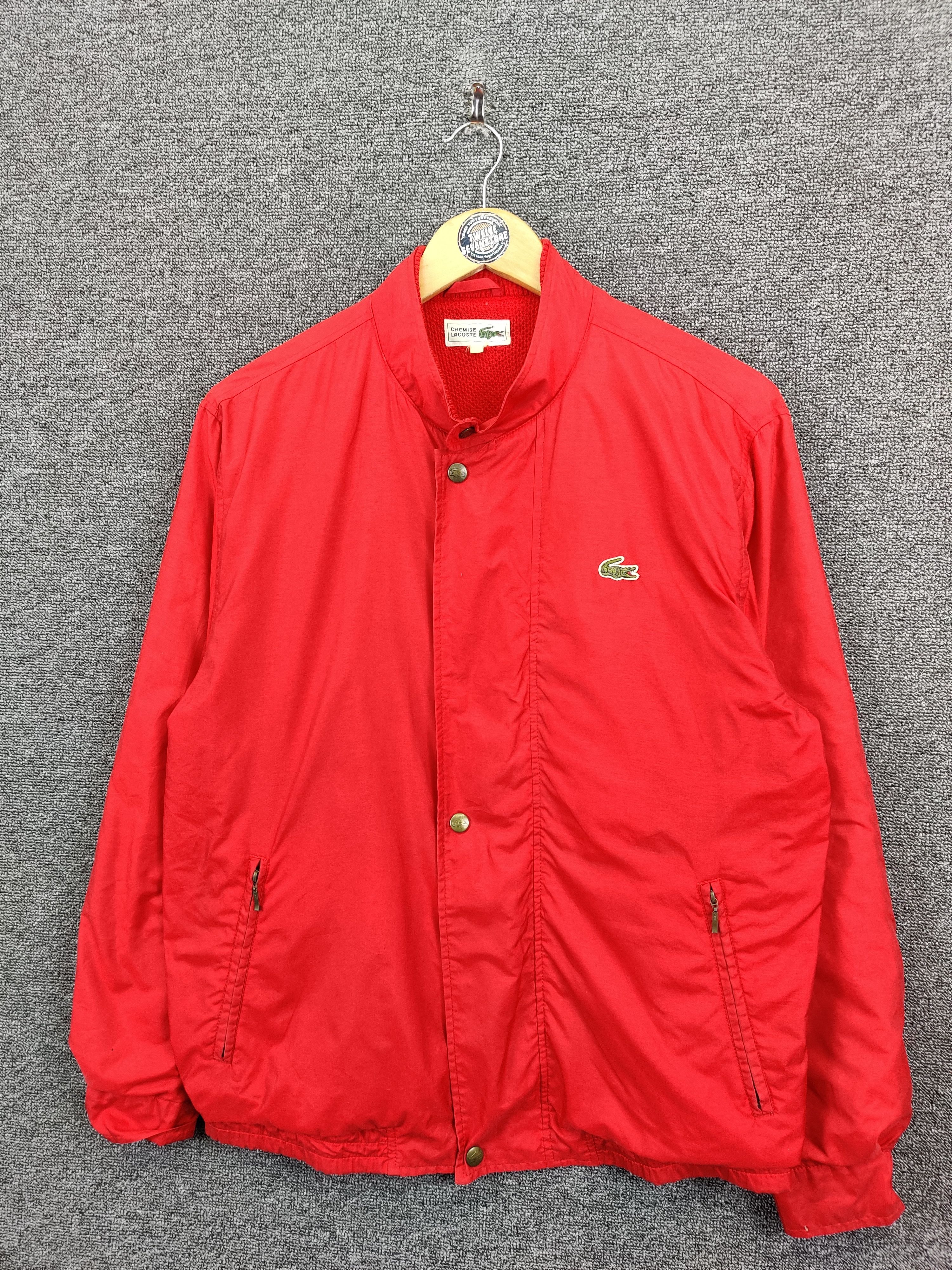 Lacoste Vintage Lacoste Zipper Bomber Jacket Size US M / EU 48-50 / 2 - 2 Thumbnail