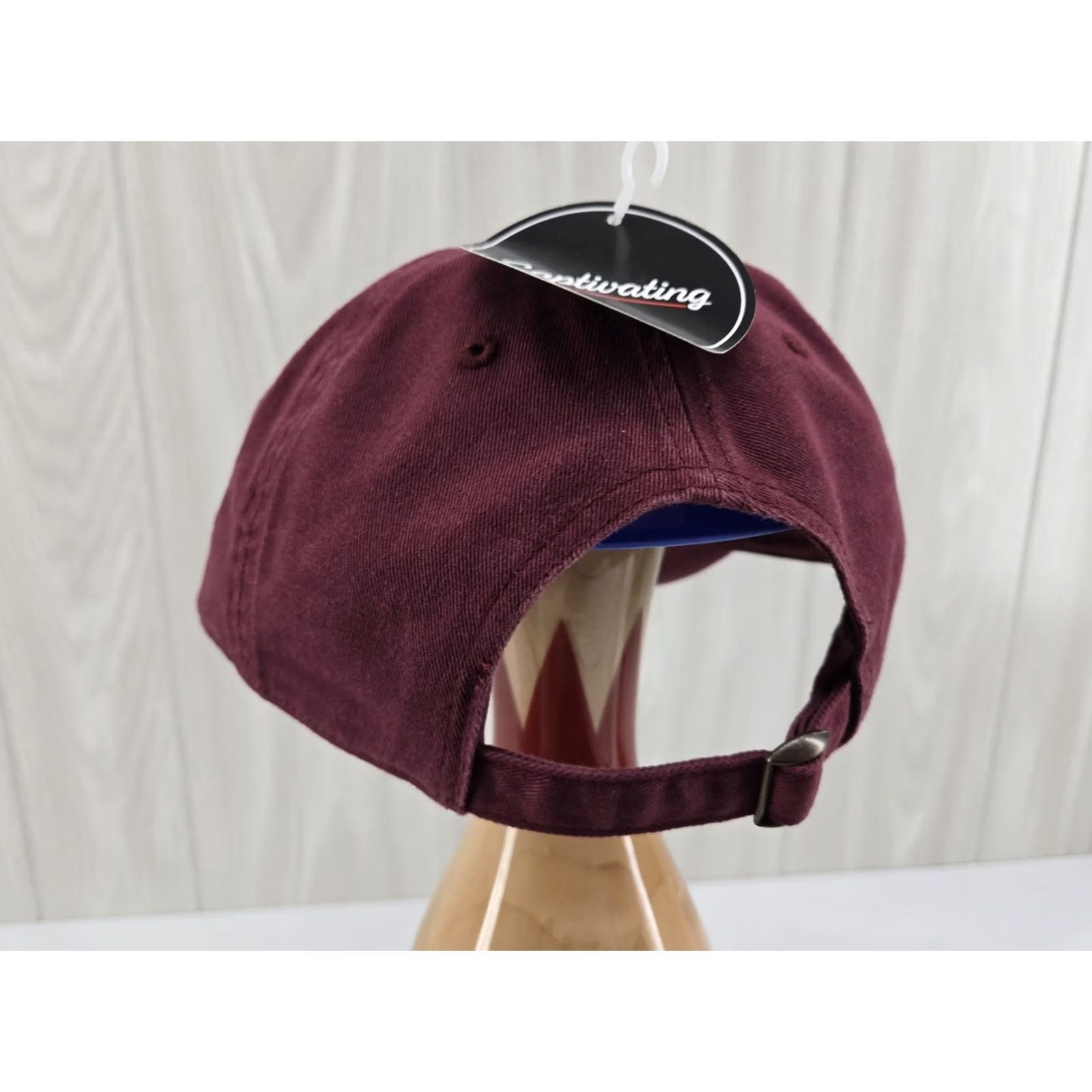 Vintage VINTAGE? Alabama A&M University Maroon Captivating Hat Hat Men One Size Maroon University Strapback Cotton Cap Captivating Mens Size ONE SIZE - 7 Thumbnail
