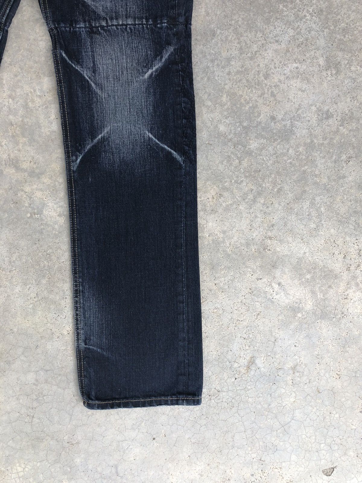 PPFM PPFM Double Waist Distressed Denim Punk Style Size US 31 - 7 Thumbnail
