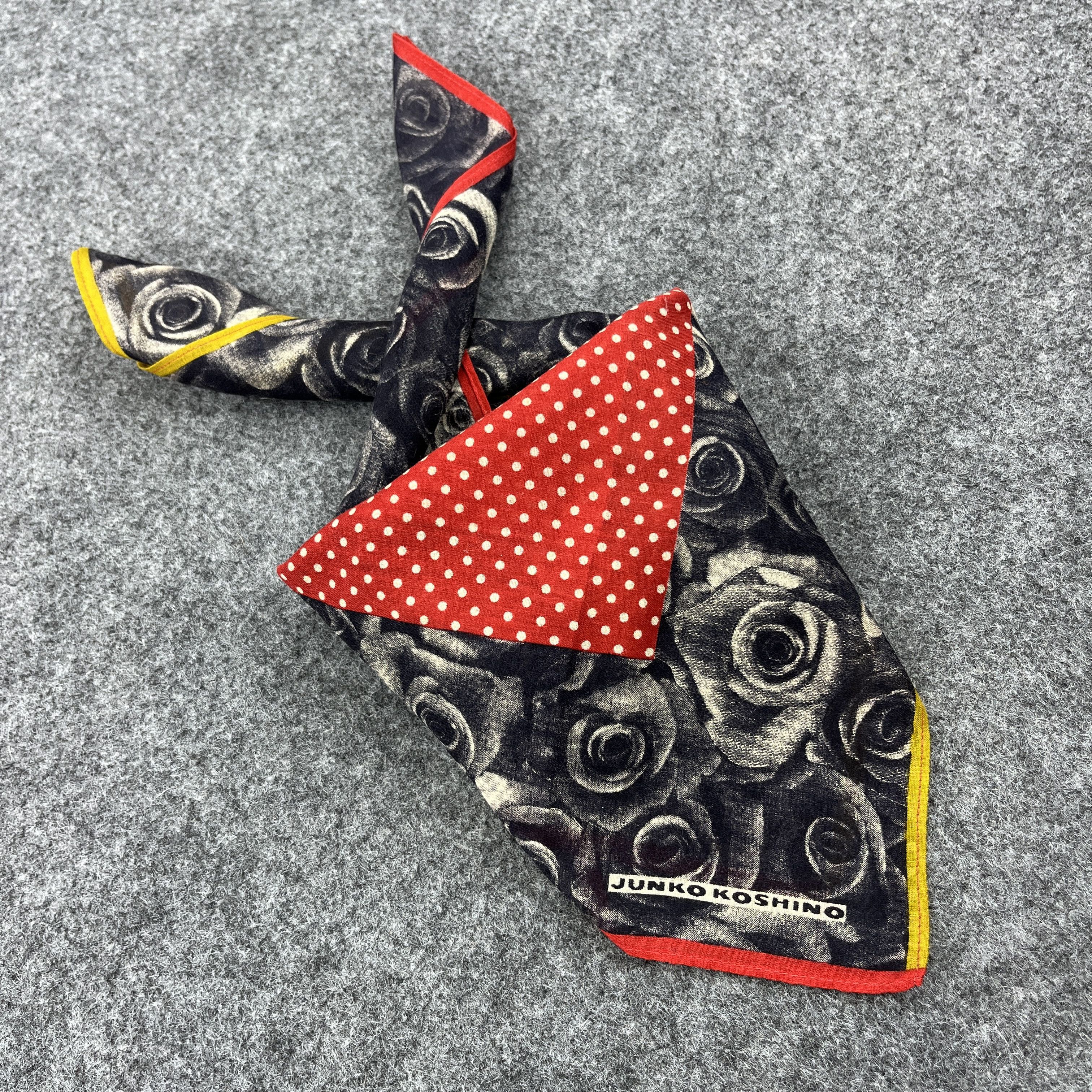 Japanese Brand Junko Koshino Handkerchief / Bandana / Neckerchief B645 Size ONE SIZE - 1 Thumbnail