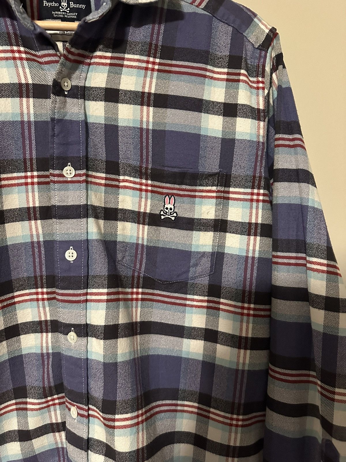 Psycho Bunny Psycho Bunny Plaid Flannel Shirt Medium Size US M / EU 48-50 / 2 - 4 Thumbnail