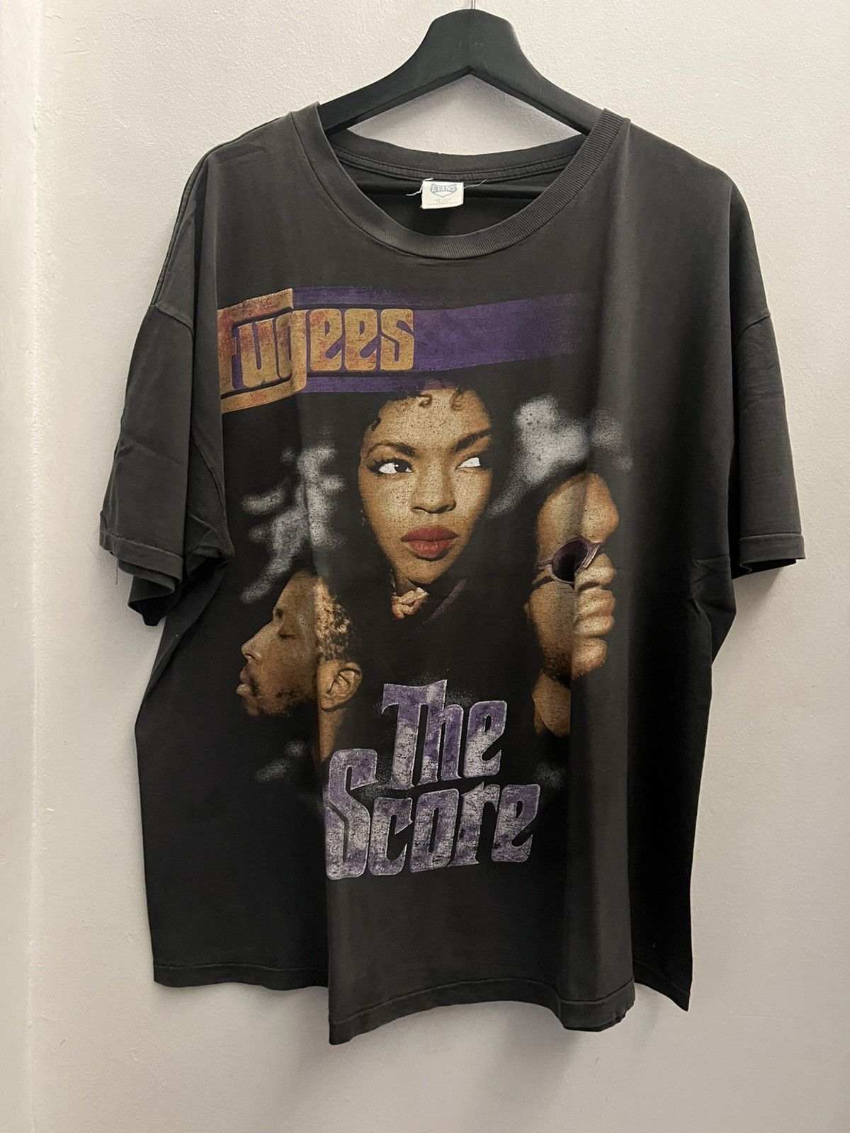 Polo Ralph Lauren × Vintage Vintage 90s Fugees Killing Me Softly Fade Rap Tee Size US XXL / EU 58 / 5 - 3 Thumbnail
