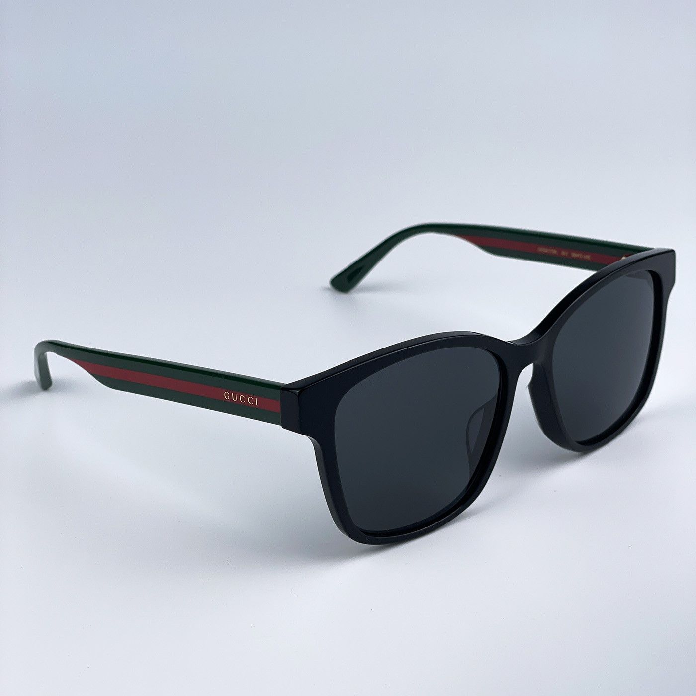 Gucci NEW GUCCI GG0417SK 001 Black Grey Gradient Square Sunglasses Size ONE SIZE - 6 Thumbnail