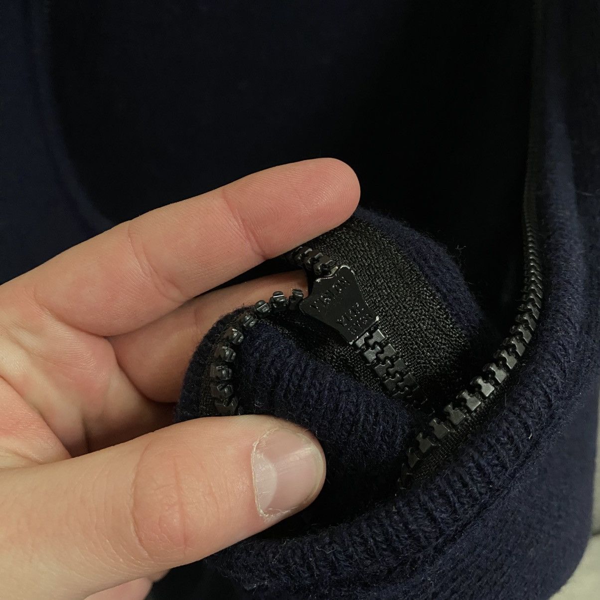 Stone Island Vintage Stone Island Wool Zip Hoodie Size US XXL / EU 58 / 5 - 11 Thumbnail