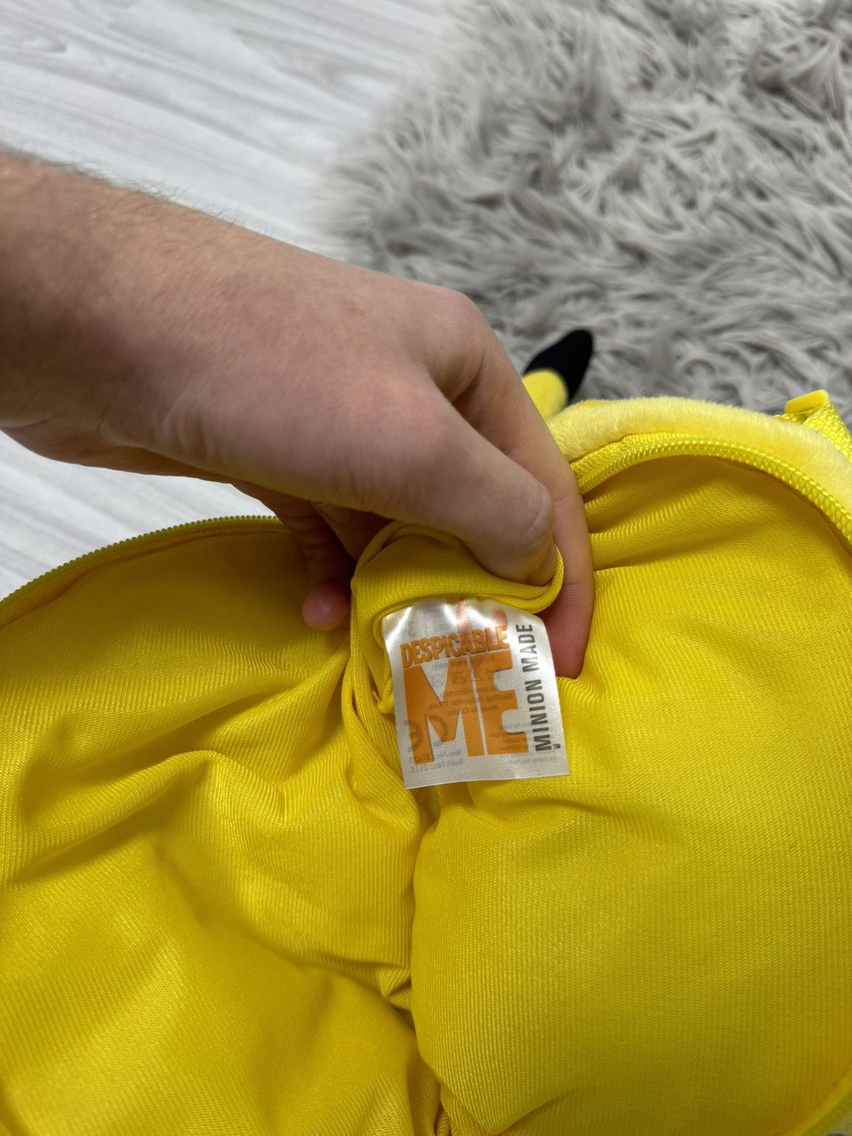 Japanese Brand × Vintage y2k Despicable Me Minions Plush Backpack Size ONE SIZE - 10 Thumbnail