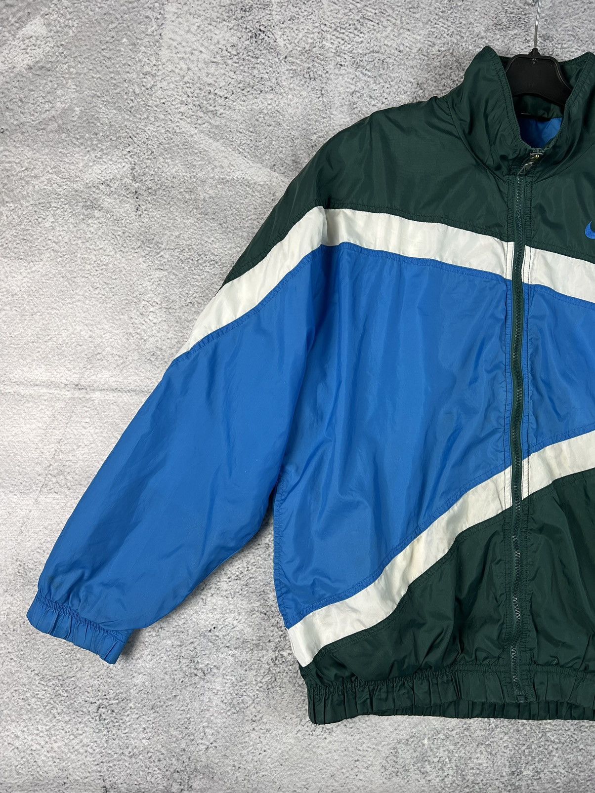 Nike × Vintage Vintage Nike big swoosh logo full zip Size US M / EU 48-50 / 2 - 5 Thumbnail