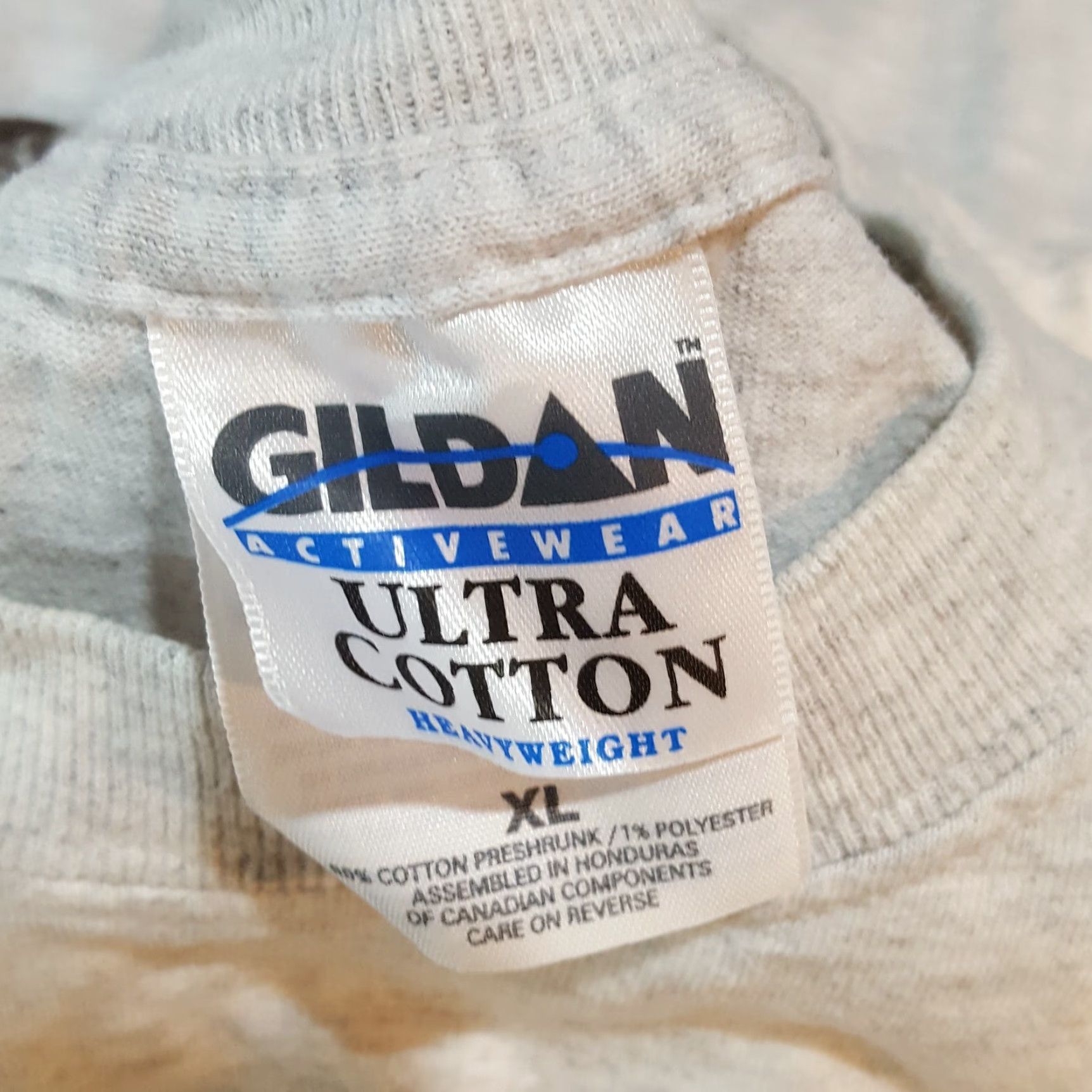 Gildan Vintage NSRA 90s Street Rod Classic Car Show Mens XL Hot Rod NASCAR T Shirt Gray Cotton Embroidered Logo Short Sleeve Crew Neck Gildan Size US XL / EU 56 / 4 - 5 Thumbnail