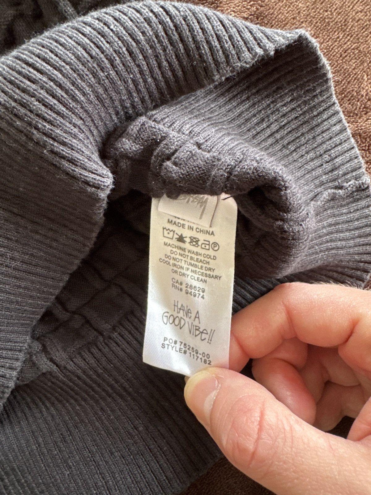 Stussy Textured Quarter Zip Polo Size US M / EU 48-50 / 2 - 4 Thumbnail