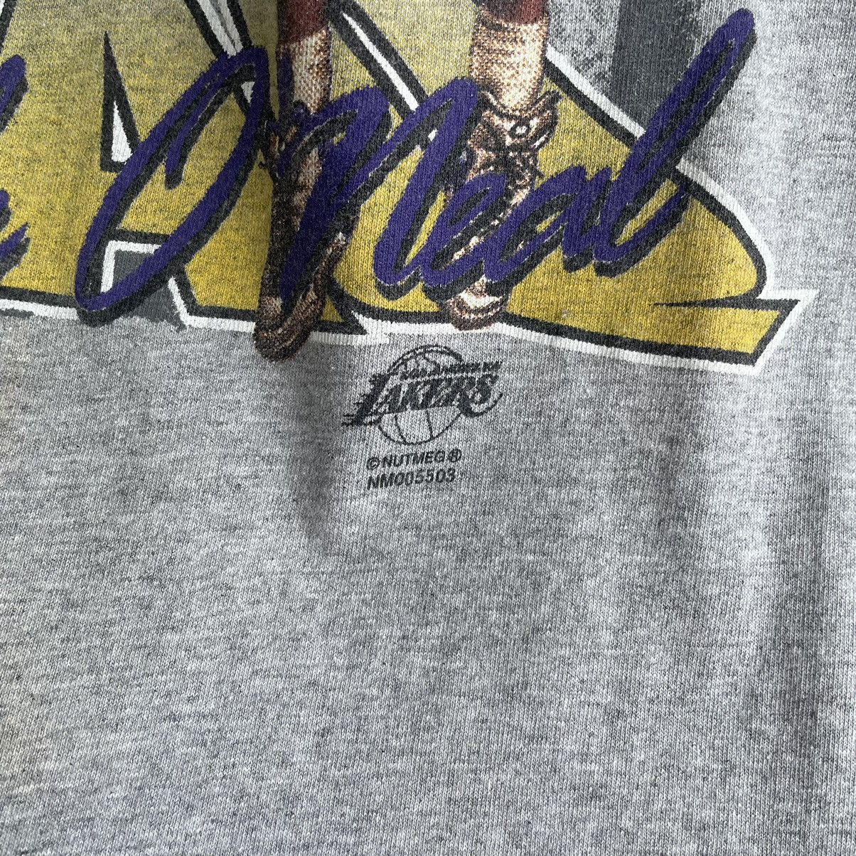 Designer × NBA × Vintage Vintage Shaquille O Neal LA Lakers Tee Shirt Size US XL / EU 56 / 4 - 6 Thumbnail